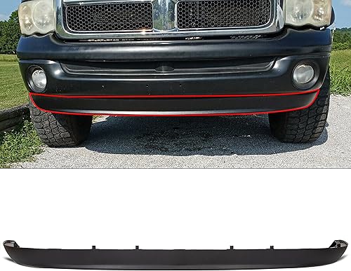 ECOTRIC Represas deflectoras de aire para parachoques delantero inferior compatibles con Dodge Ram 1500 2002-2008 y Ram 2500 3500 2003-2009 de