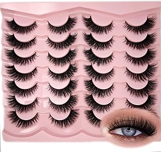 Tira de pestañas de ojo de gato, pestañas nat...