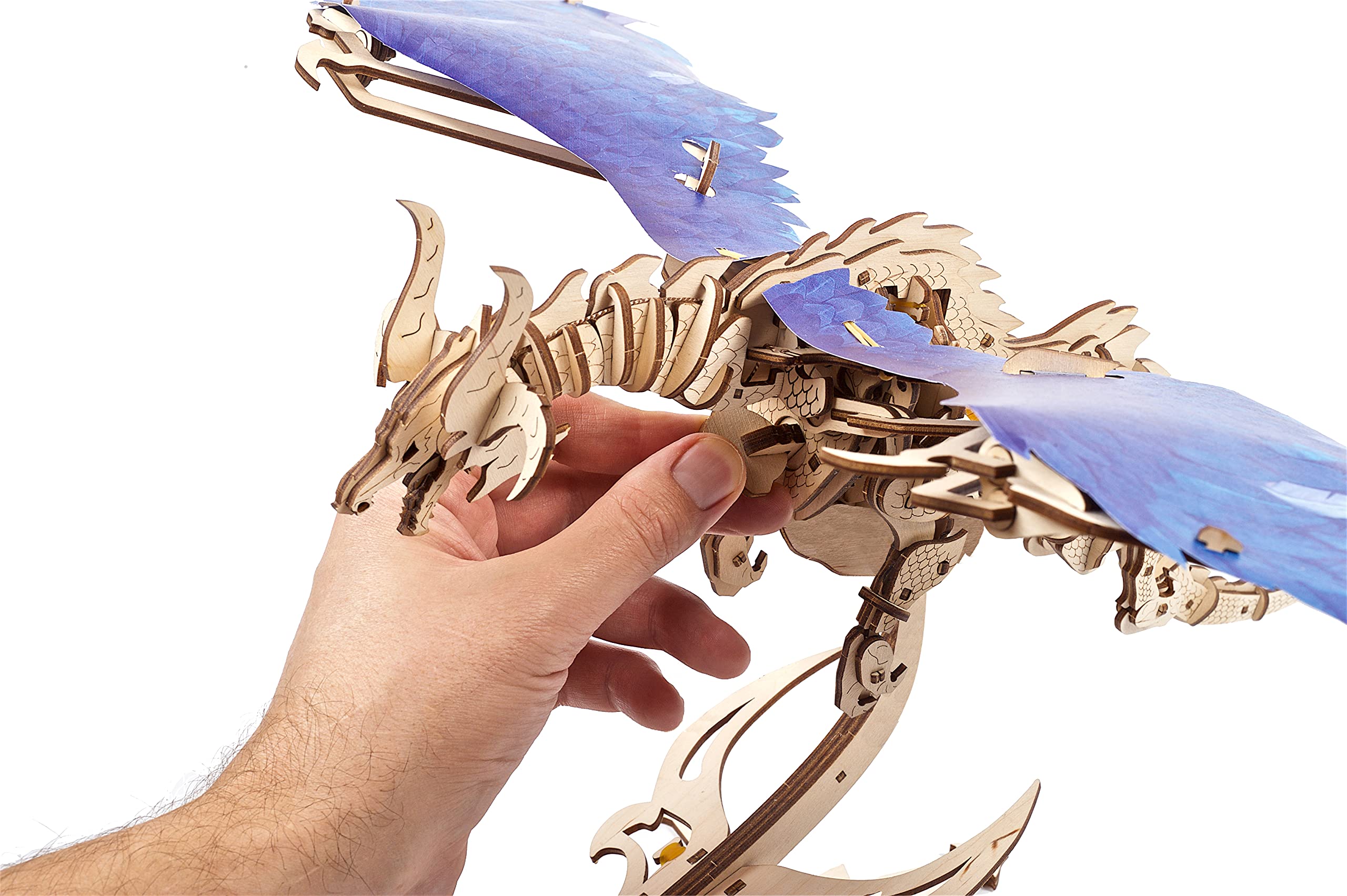 UGEARS Windstorm Dragon 3D Puzzles Wooden Model Kits for Adults to