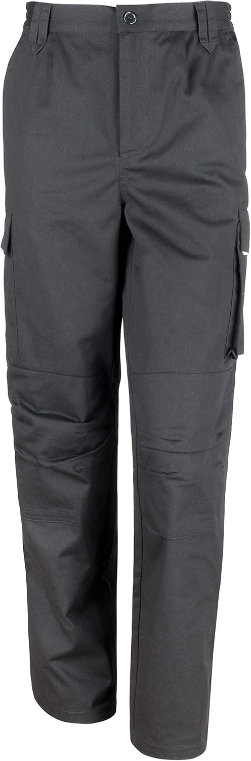 Result Womens/Ladies Work-Guard Action Trousers (M) (Black)
