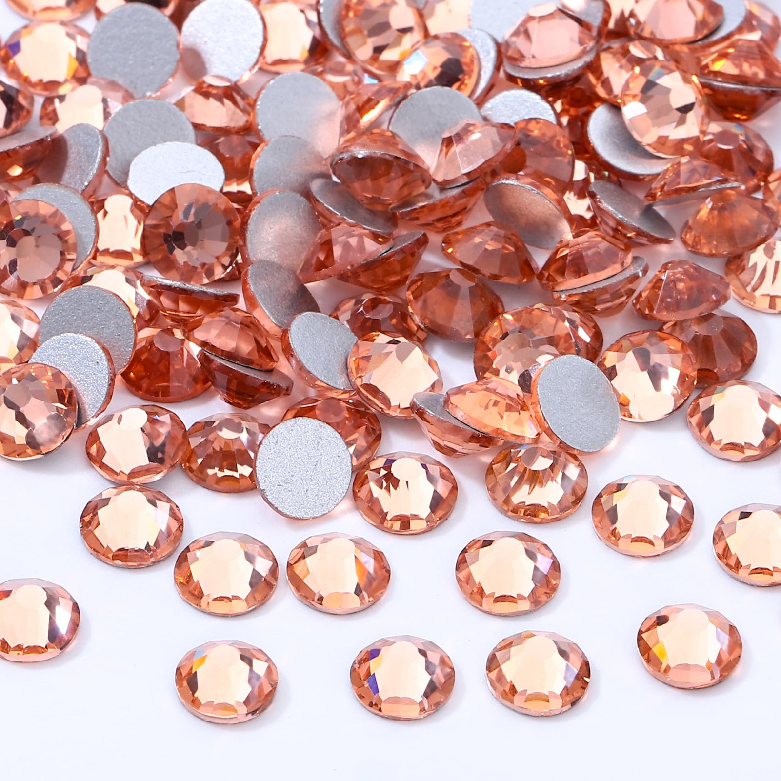 576PCS Champagne SS30 Flatback Rhinestones(6.4-6.6mm)