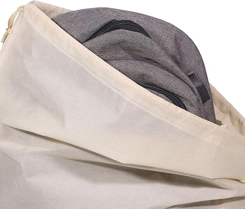 Miniatura 4 de Paquete de 10 bolsas grandes a prueba de polvo con cordón fundas grandes de tela no tejida bolsa de almacenamiento de cuerda para bolsos bolsos