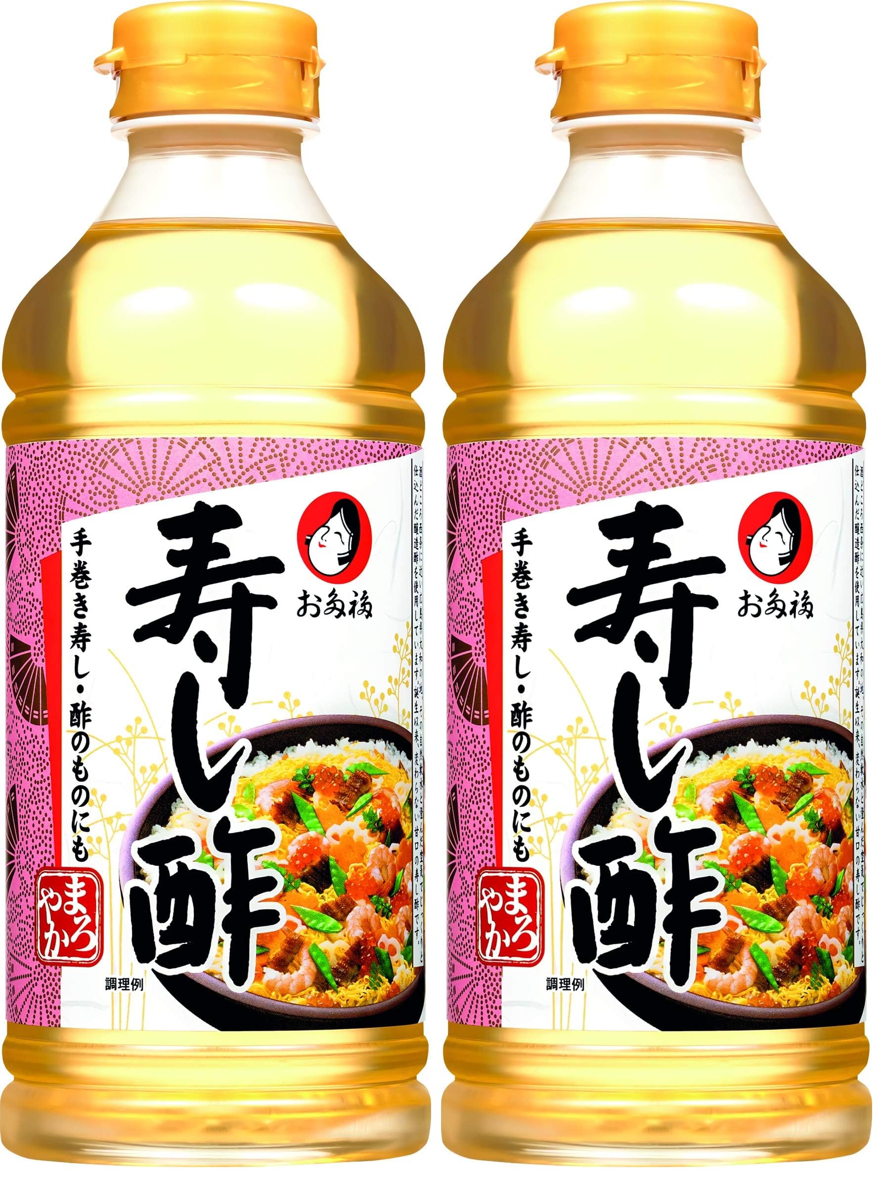 Otafuku Reisessig für Sushi, mild und süß, ideal zum Würzen und Verfeinern diverser Gerichte (1 x 500 ml) (Packung mit 2)