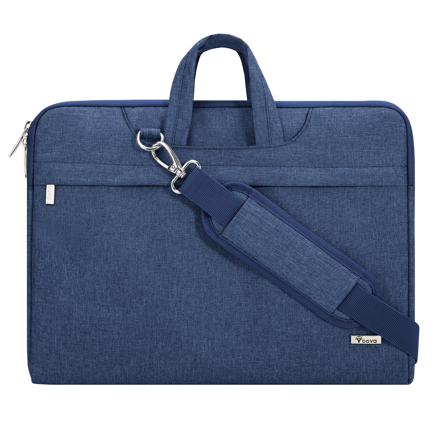 Voova Borsa per laptop con tracolla, custodia impermeabile per laptop