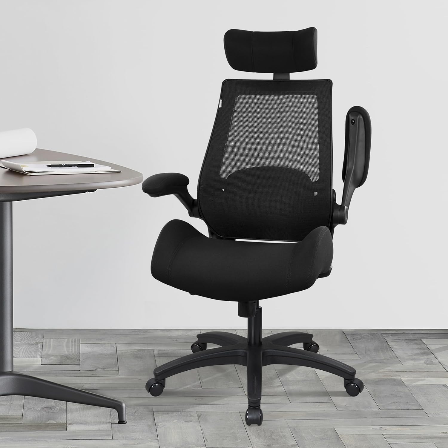 BOLISS HighBack Ergonomic Computer Office Desk Chair Adjustable Headrest,with Flip