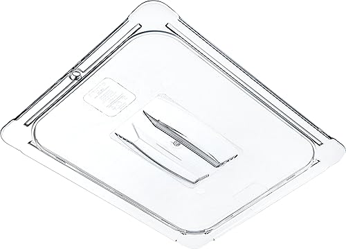 Miniatura 4 de Carlisle FoodService Products 10230U07 StorPlus - Tapa para bandeja de alimentos con mango universal de policarbonato de tamaño medio, transparente
