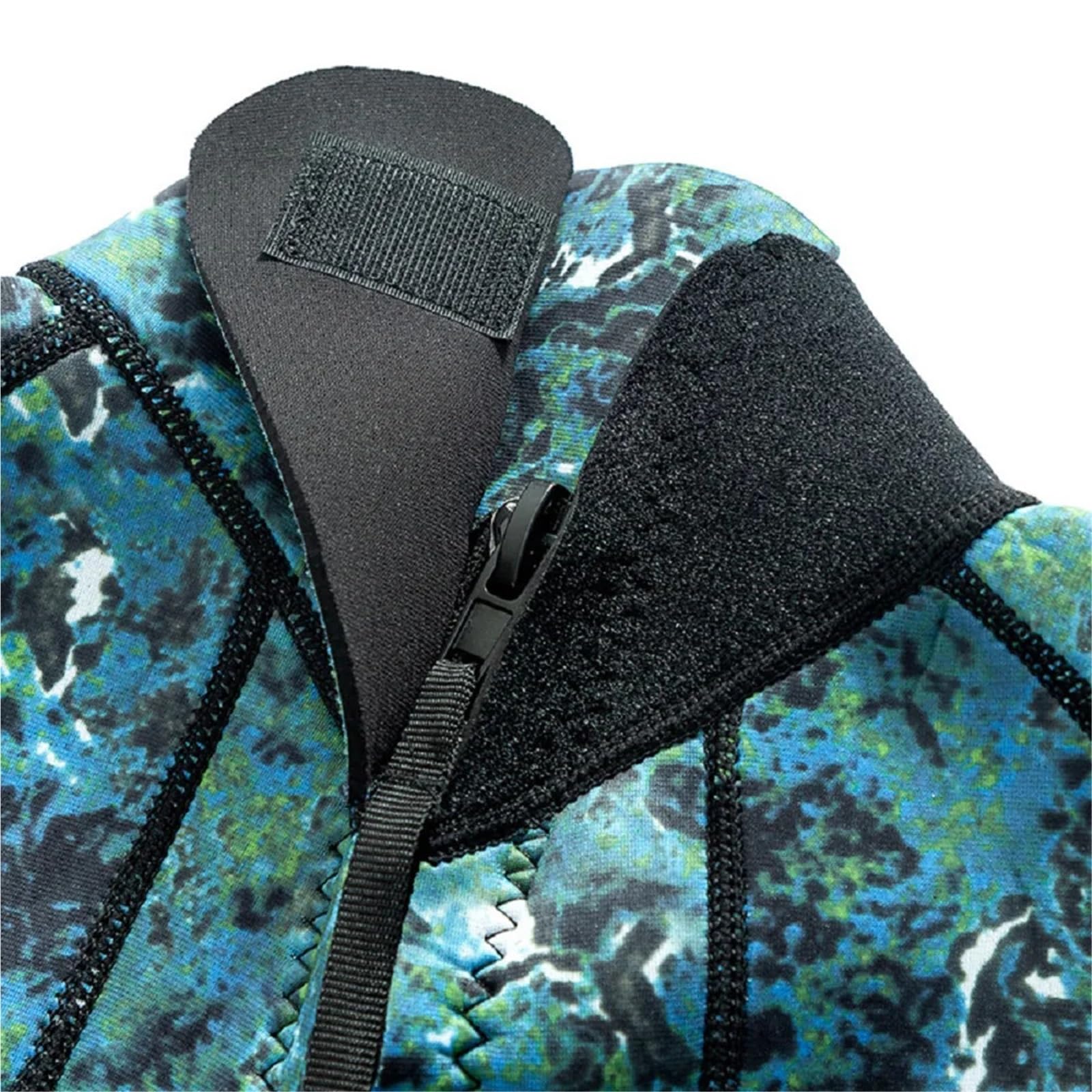 Muta Mute da Pesca Subacquea 3 mm in Neoprene Pesca Immersioni Surf Snorkeling Kayak Mimetiche Adulto Corpo Intero Termico Mantieni Caldo(Green,S)