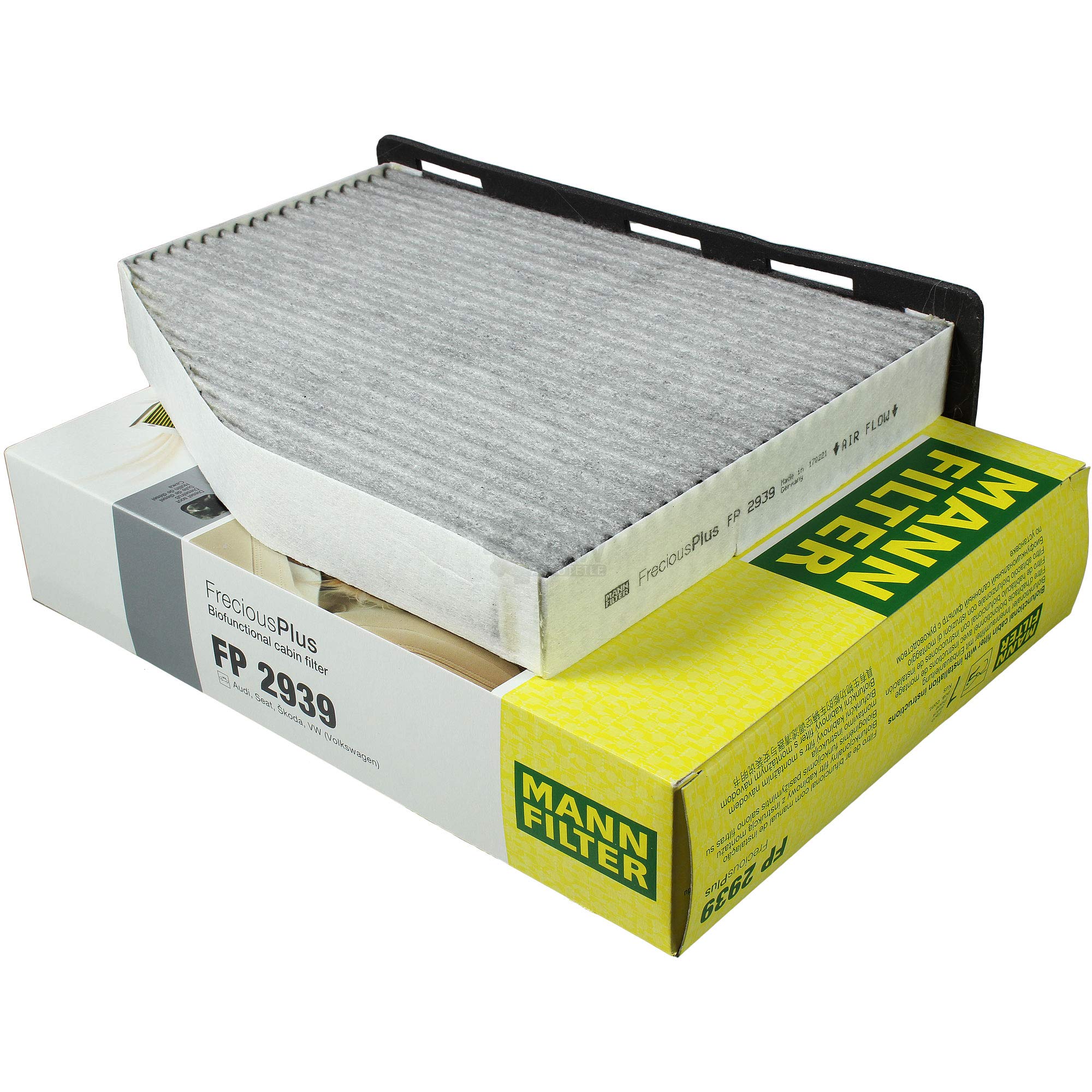 Pacchetto di ispezione pacchetto di manutenzione filtro con 5 l 0W-30 olio motore LongLife 3 FE, filtro dell'olio, filtro dell'aria abitacolo (carbone attivo) vite di scarico dell'olio