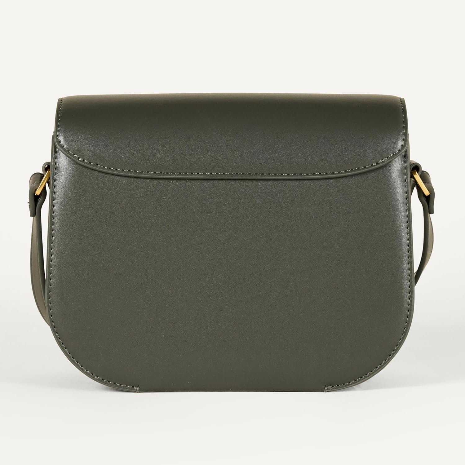 Amazon Essentials Women's Vegan Leather Crossbody Flap Bag with Adjustable Strap