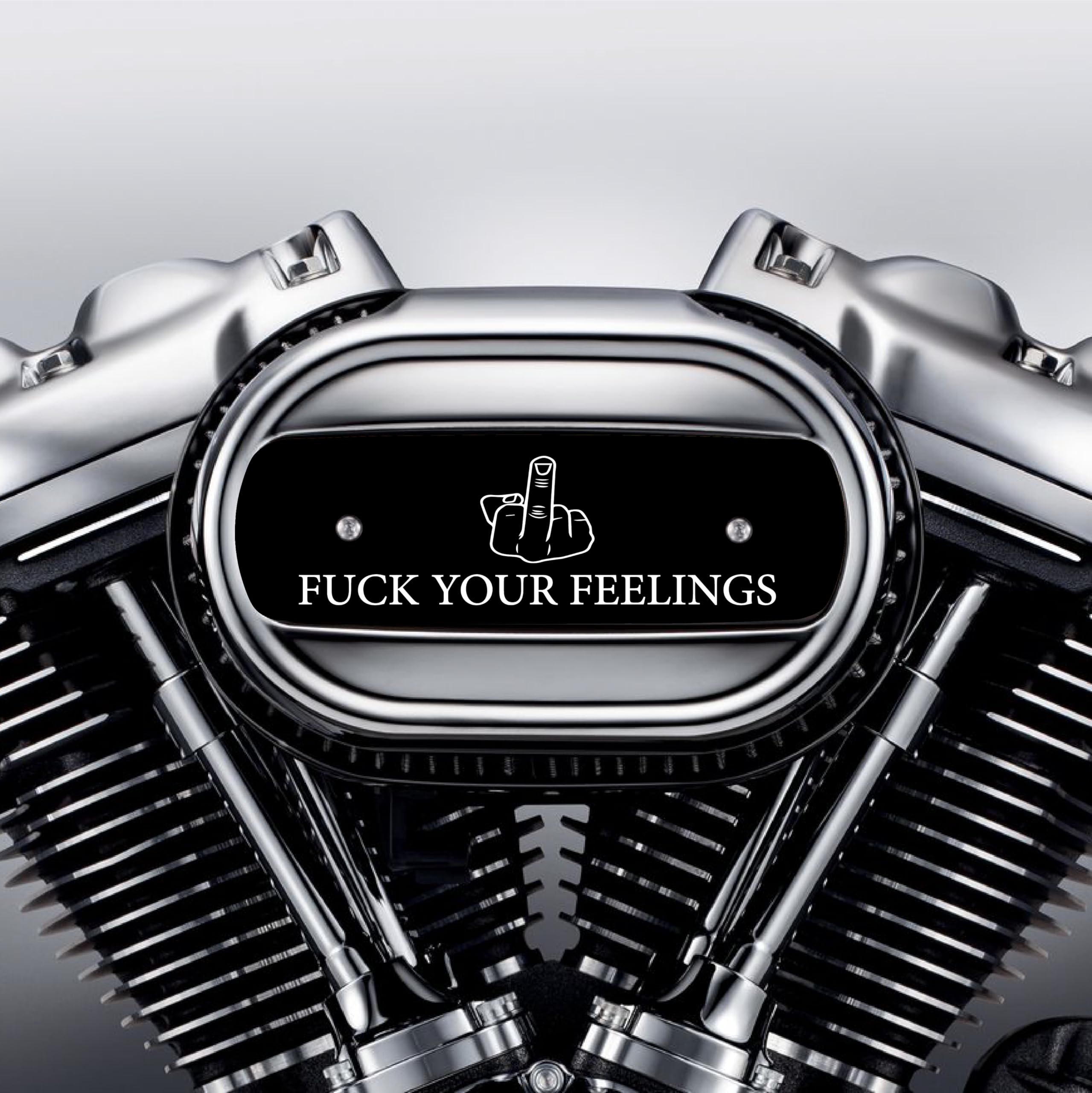 Amazon.com: Kustom Cycle Parts Fuck Your Feelings Air Cleaner