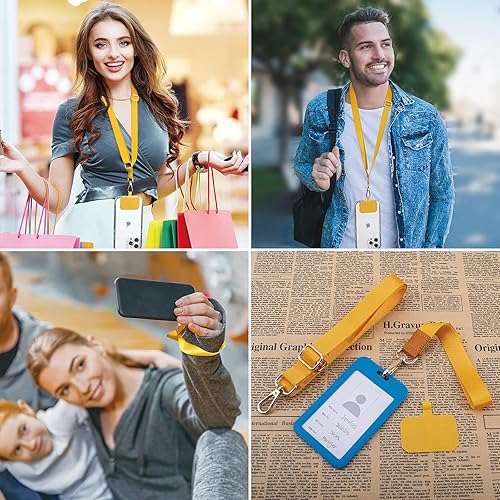 Miniatura 10 de Lengüeta universal para teléfono celular sin adhesivo, paquete de 5 piezas de repuesto para correa de teléfono, parche de cordón de seguridad (5