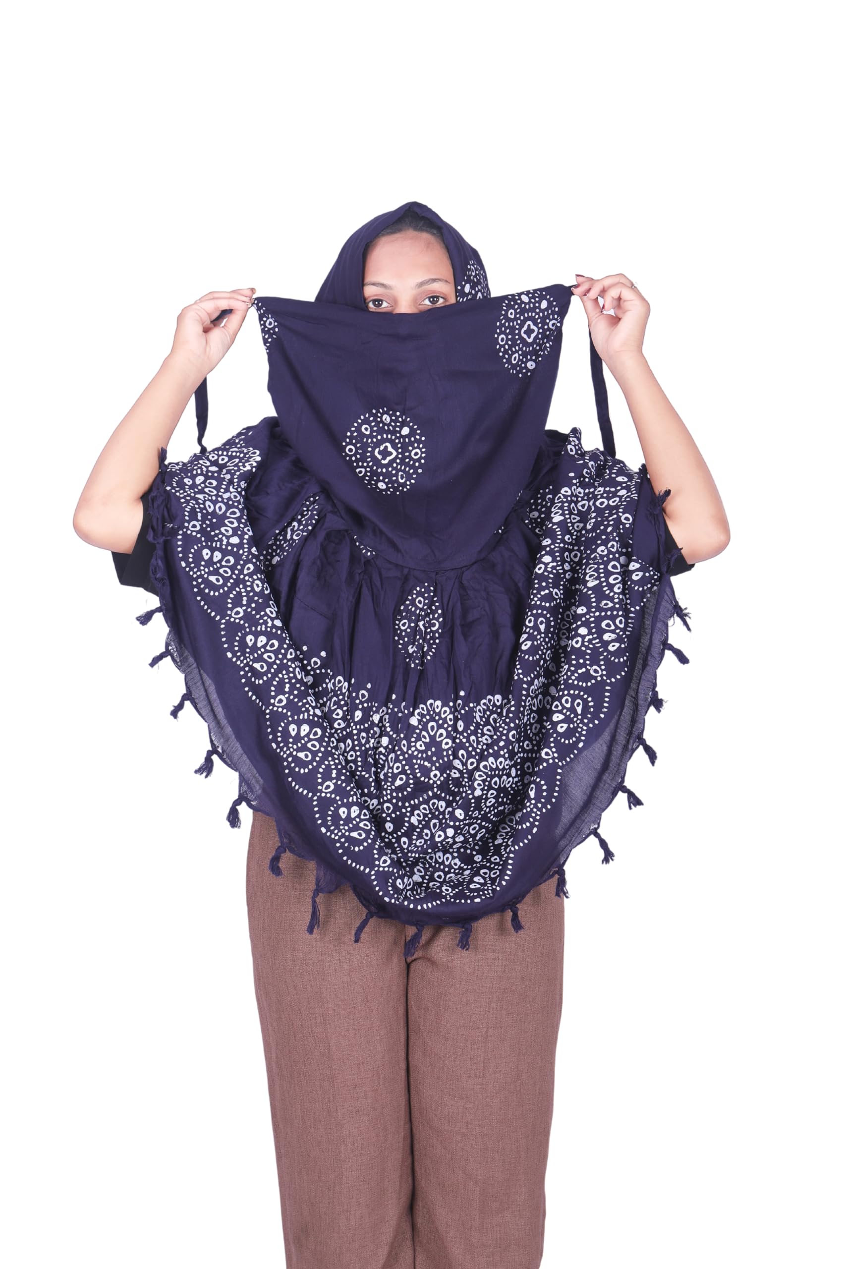 clothnest Women’s Rayon Scarf Cum Mask – Full Face & Neck UV Sun Protection for Drivers and Outdoor Use-picture-30