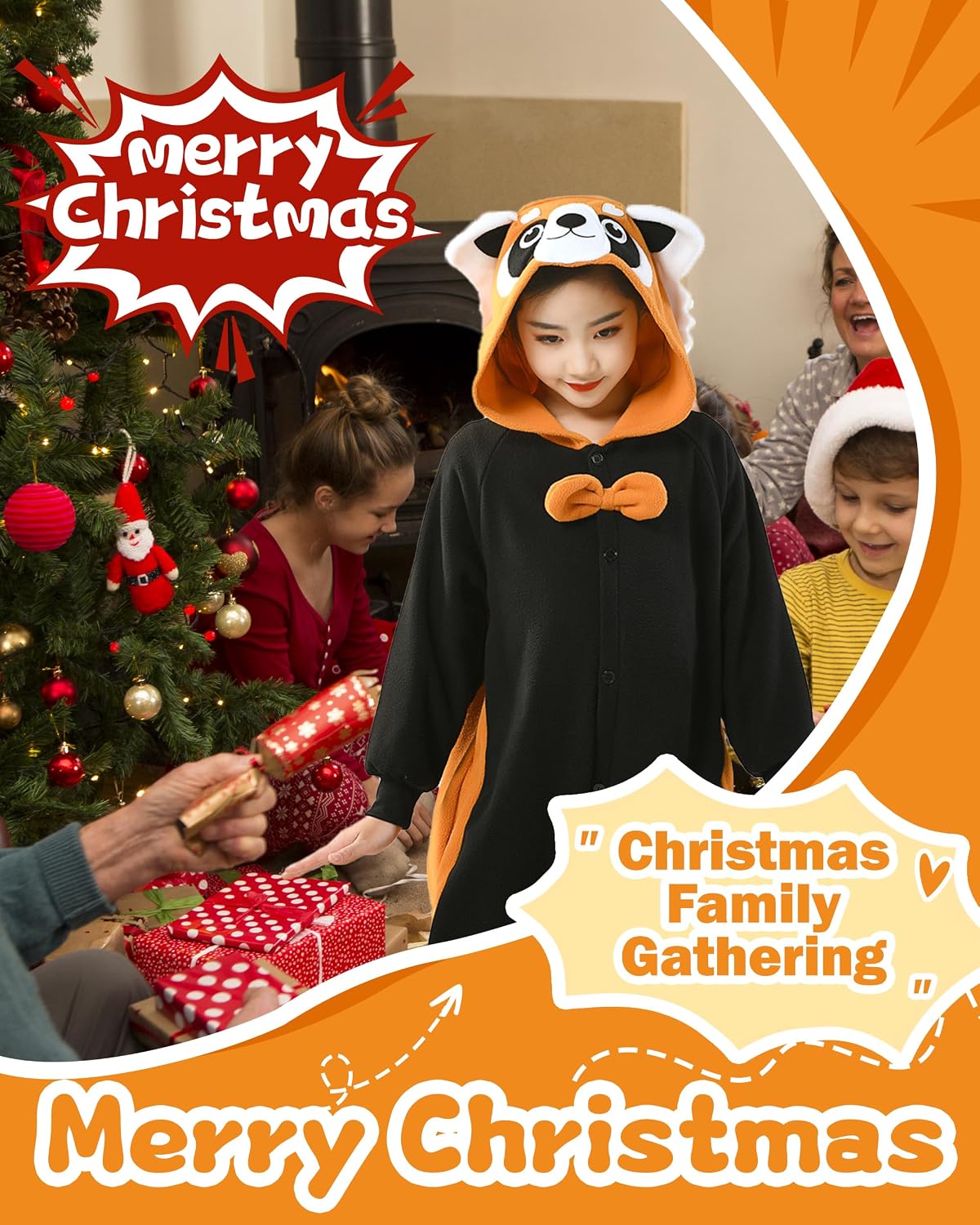 CANASOUR Unisex Anime Halloween Kids Onesie For 4T Girls Boys One Piece Christmas Pajamas Costume Party Cosplay Pyjamas