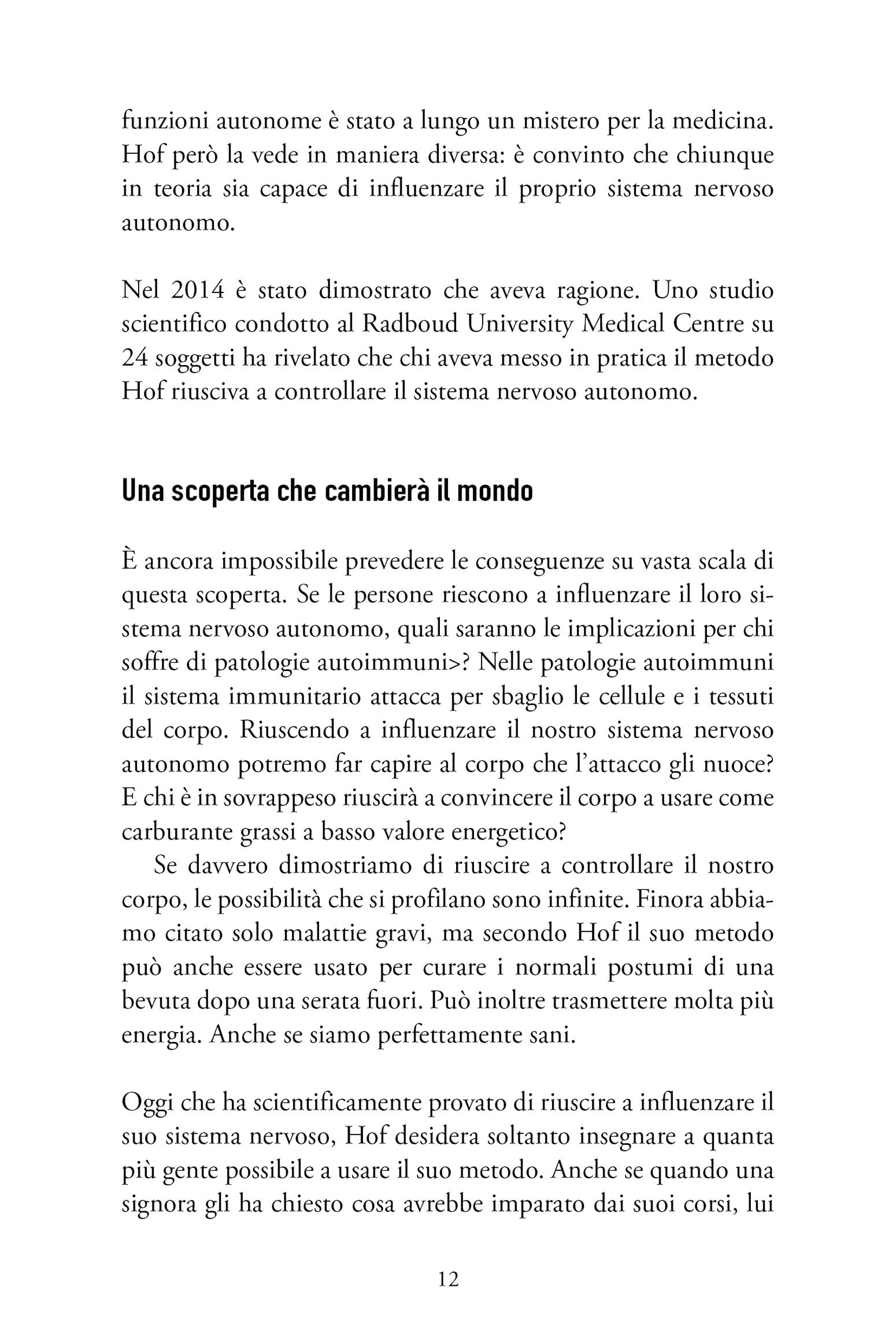 La forza nel freddo