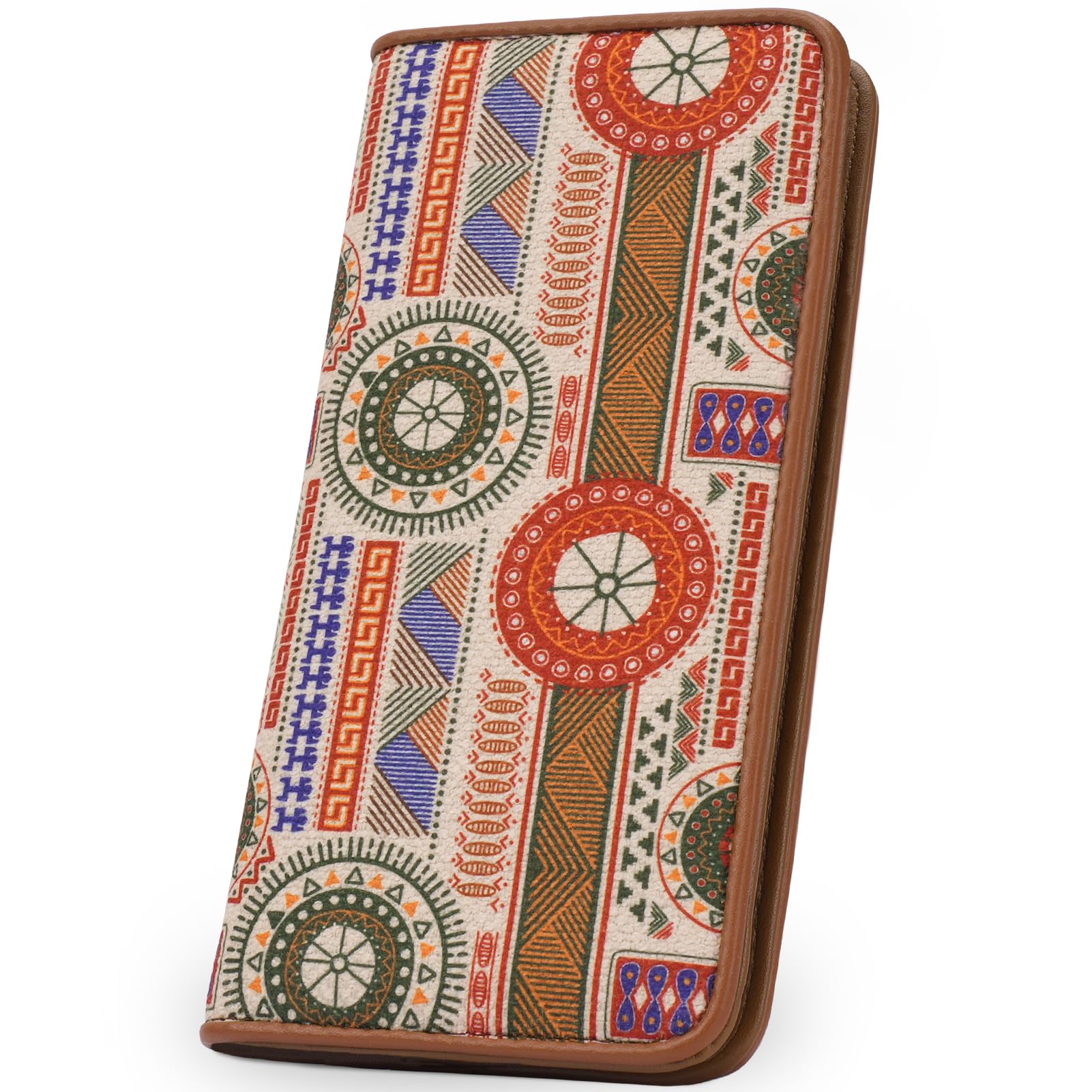 MEITRUE Ultra Slim Thin Leather Wallet Women RFID Blocking Credit Card Holder Bifold Long Ladies Billfold Wallet