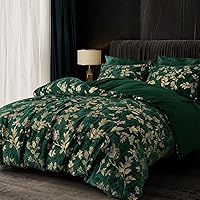 Vista 56 de PHF - Juego de funda de edredón de terciopelo auténtico tamaño individual, juego de funda de edredón ultra suave y transpirable de 2 piezas