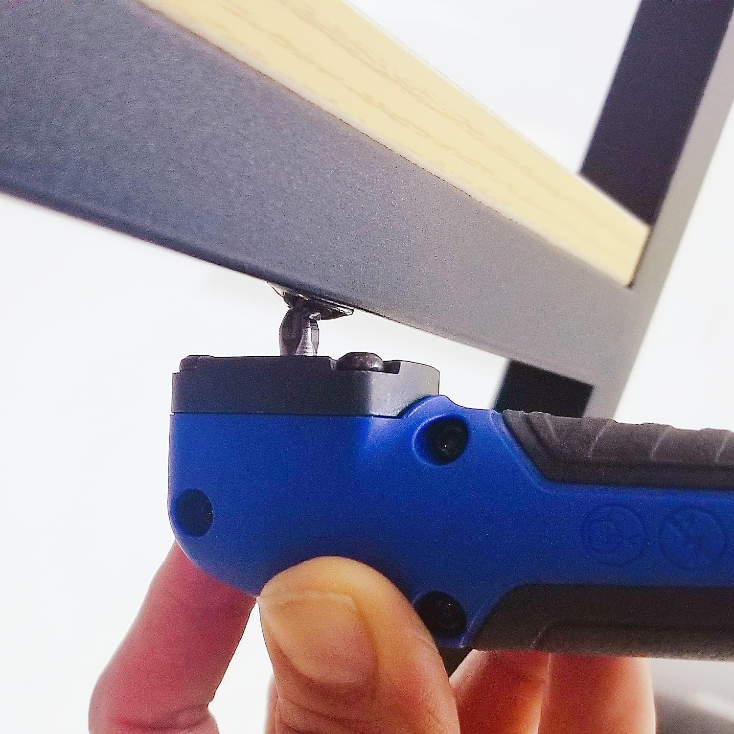 Adaptateur d'angle pour perceuse-visseuse embouts 1/4 Hex - Tête 90° magnétique avec embout PH2 - Durable et antidérapant - Couple 25 Nm