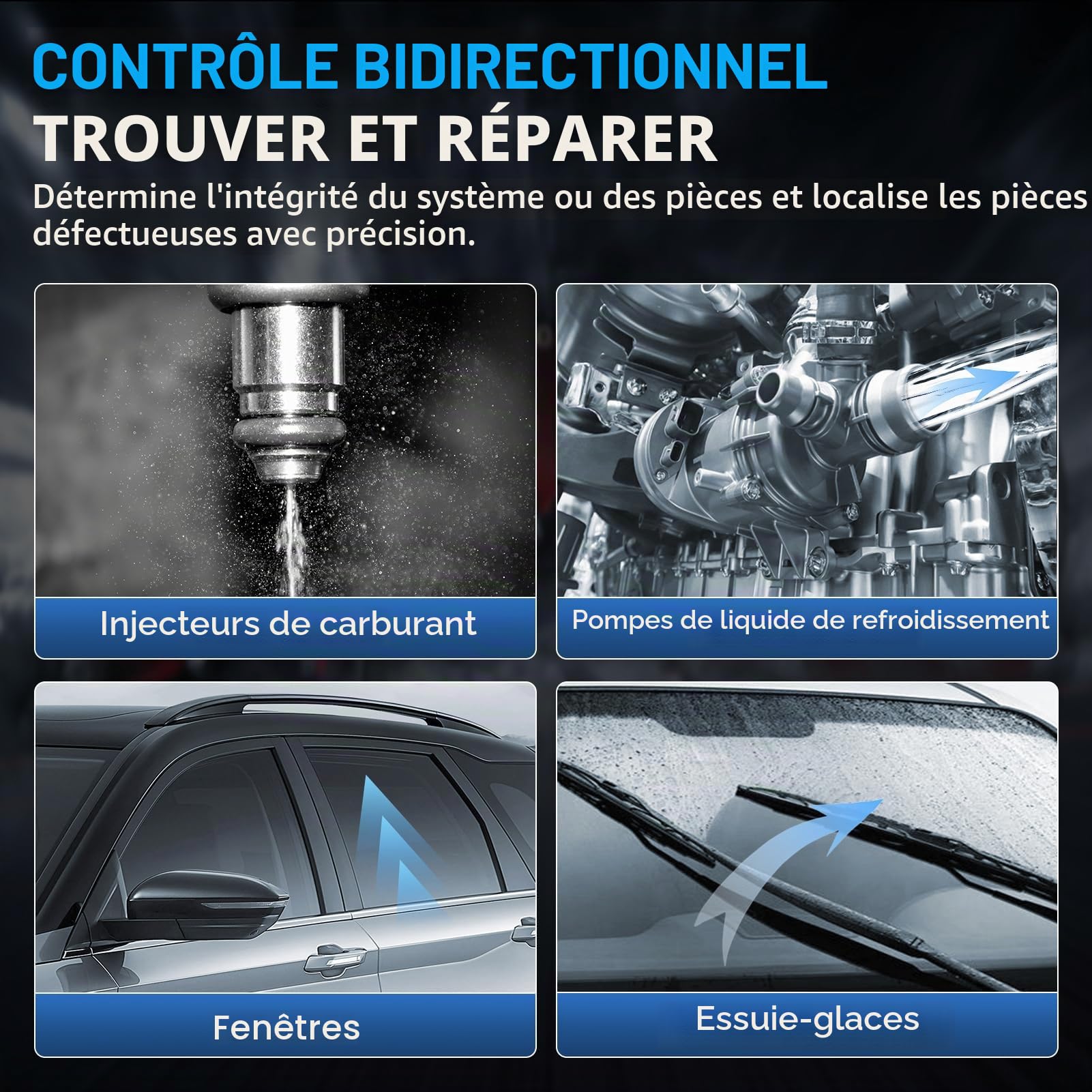 TOPDON Valise Diagnostic Auto ArtiDiag Pro V2.0, Codage de ECU, Diagnostic Voiture du Systèmes Complet avec 35+Réinitialisations, Test d'actif, Mise à Jour Gratuite de 2 Ans