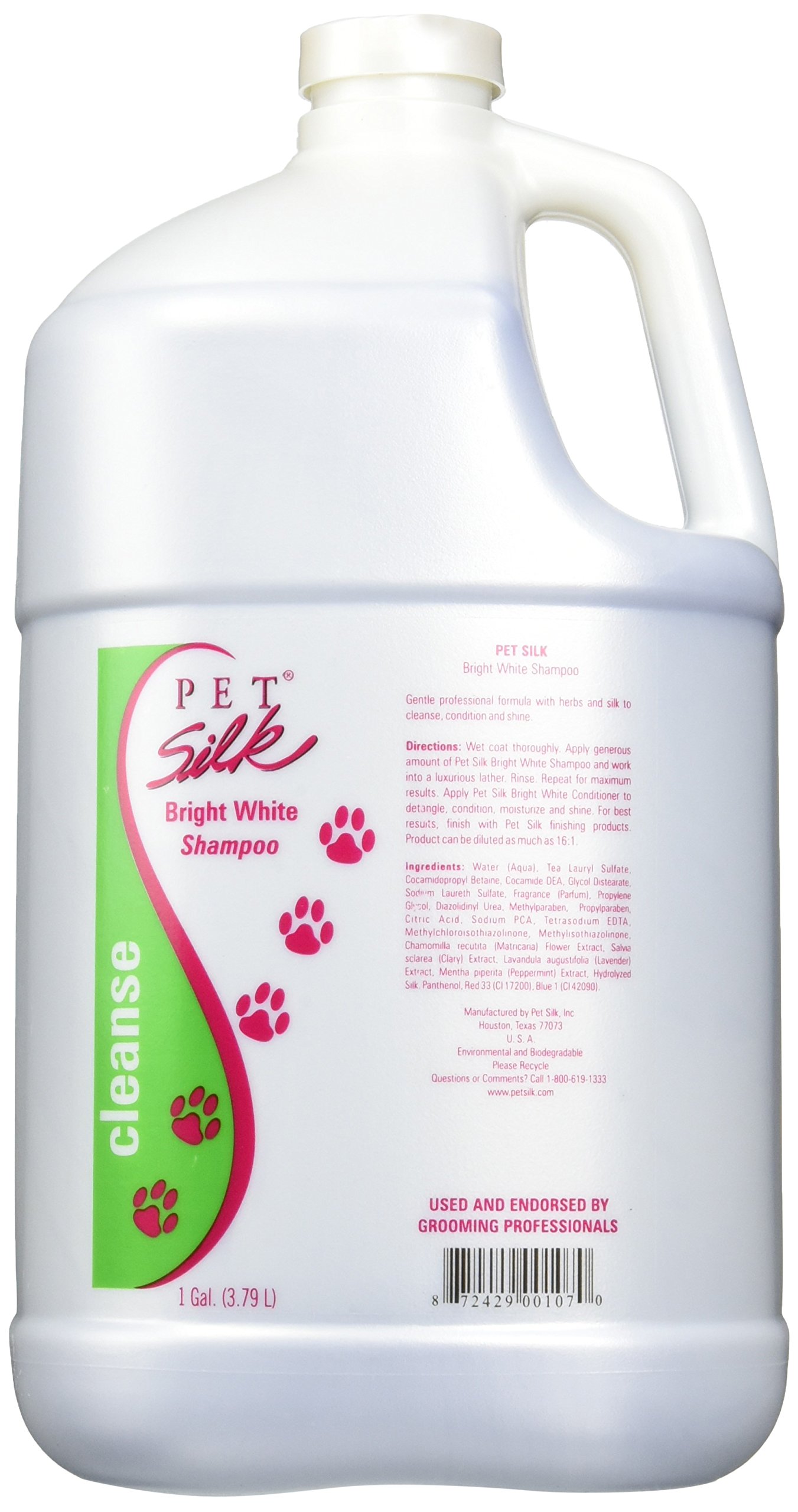 Pet Silk Bright White Pet Shampoo, 3.8 Litre