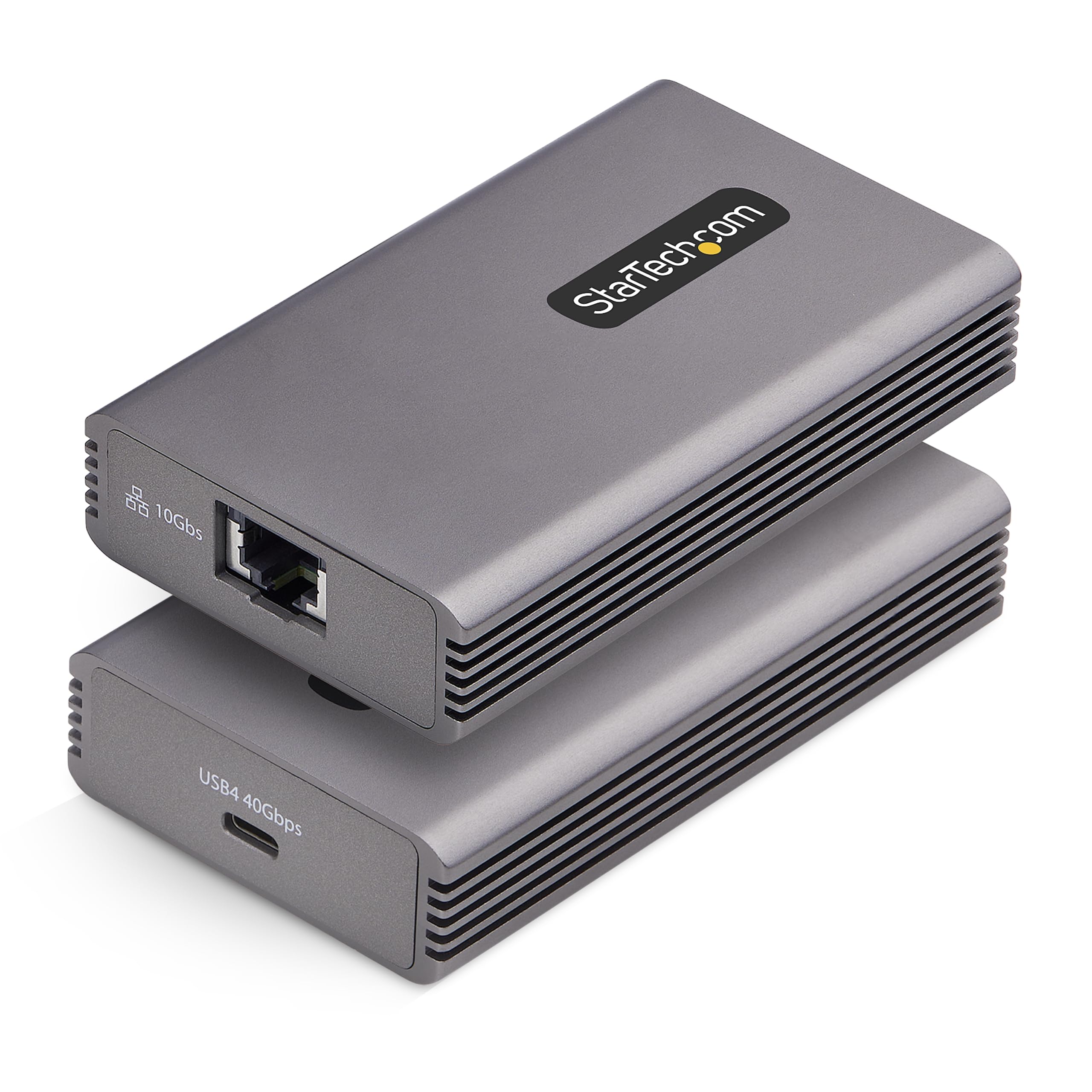 StarTech 10GbE USB4 Ethernet Adapter, External 10Gb Network Card, Thunderbolt 3/4 / 5 Compatible, 10/5/2.5/1Gbps /100Mbps, for Mac/Windows