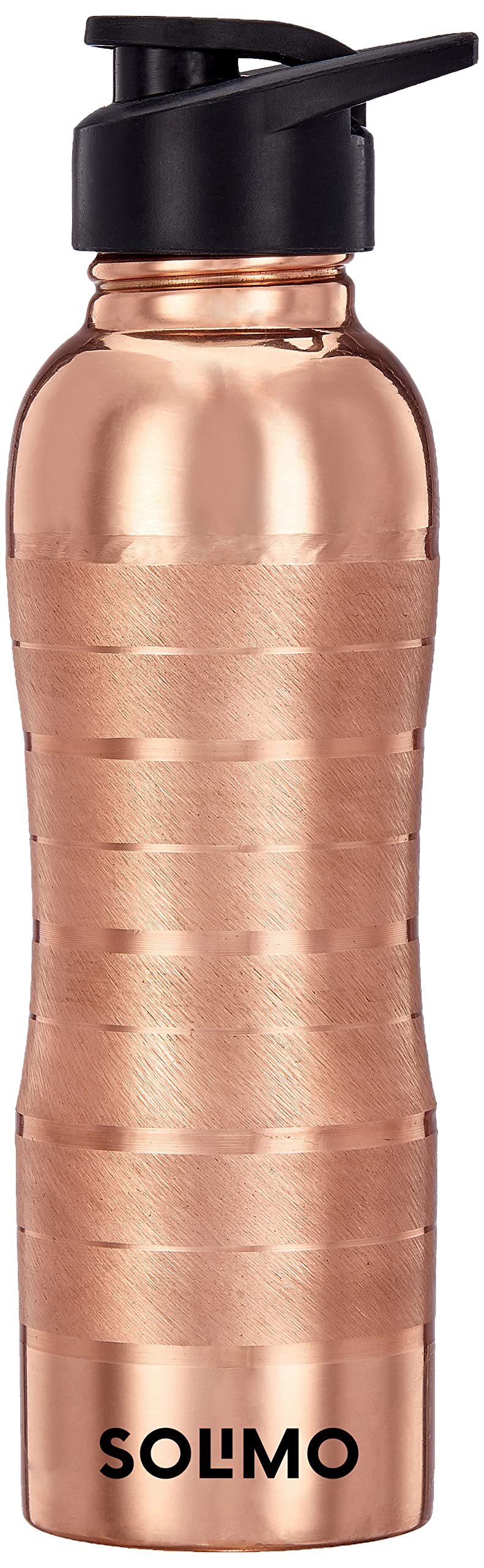 Amazon Brand - Solimo Copper Water Bottle with Fliptop | 100% Pure Copper Water Bottle I Leak Proof & Rust Proof I Copper Bottle for Home, School & Office | Lining Finish | 950 ml (Pack of 1) (B0BRB8XGS2) Amazon Price History, Amazon Price Tracker