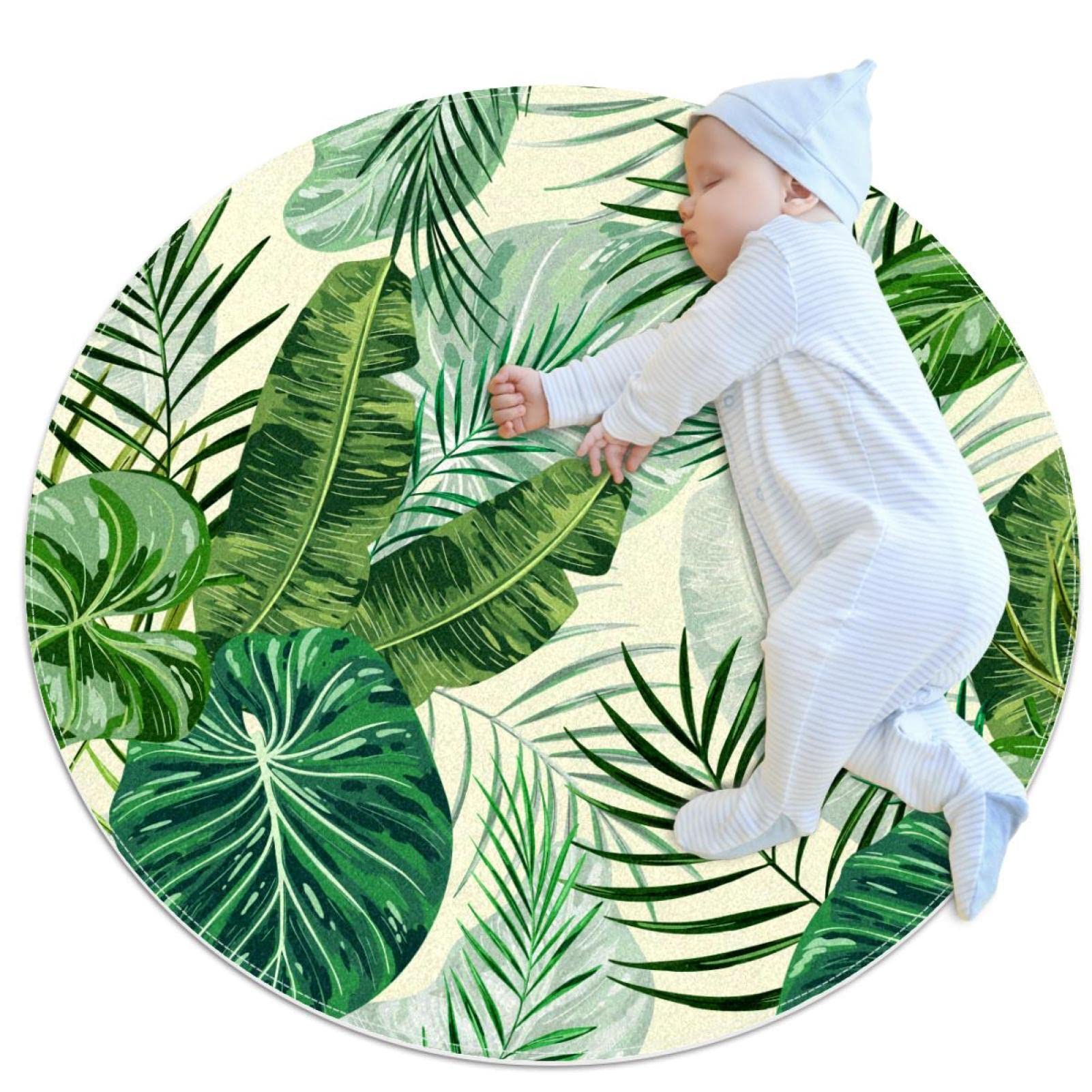 Tapis rond jungle JDEZ pour sublimer une chambre d'enfant ou un salon