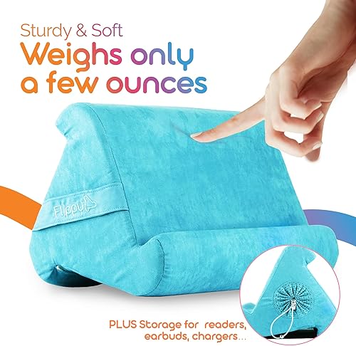 Miniatura 3 de Flippy Soporte de almohada original para tablet y soporte para iPad, regalo para amantes de los libros y lectores, soporte multiángulo con