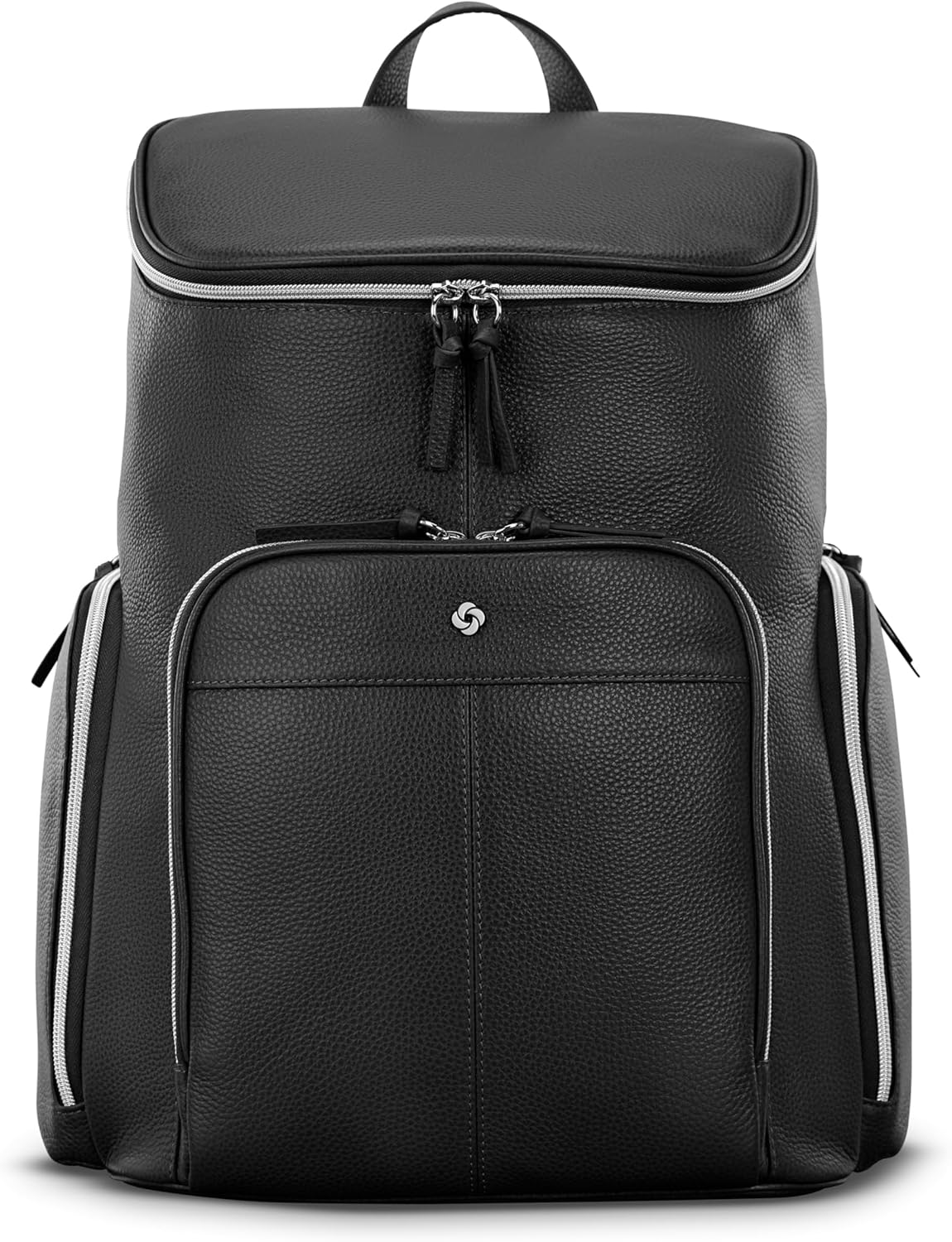Samsonite Mobile Solution 2 Leather Deluxe Backpack - Black
