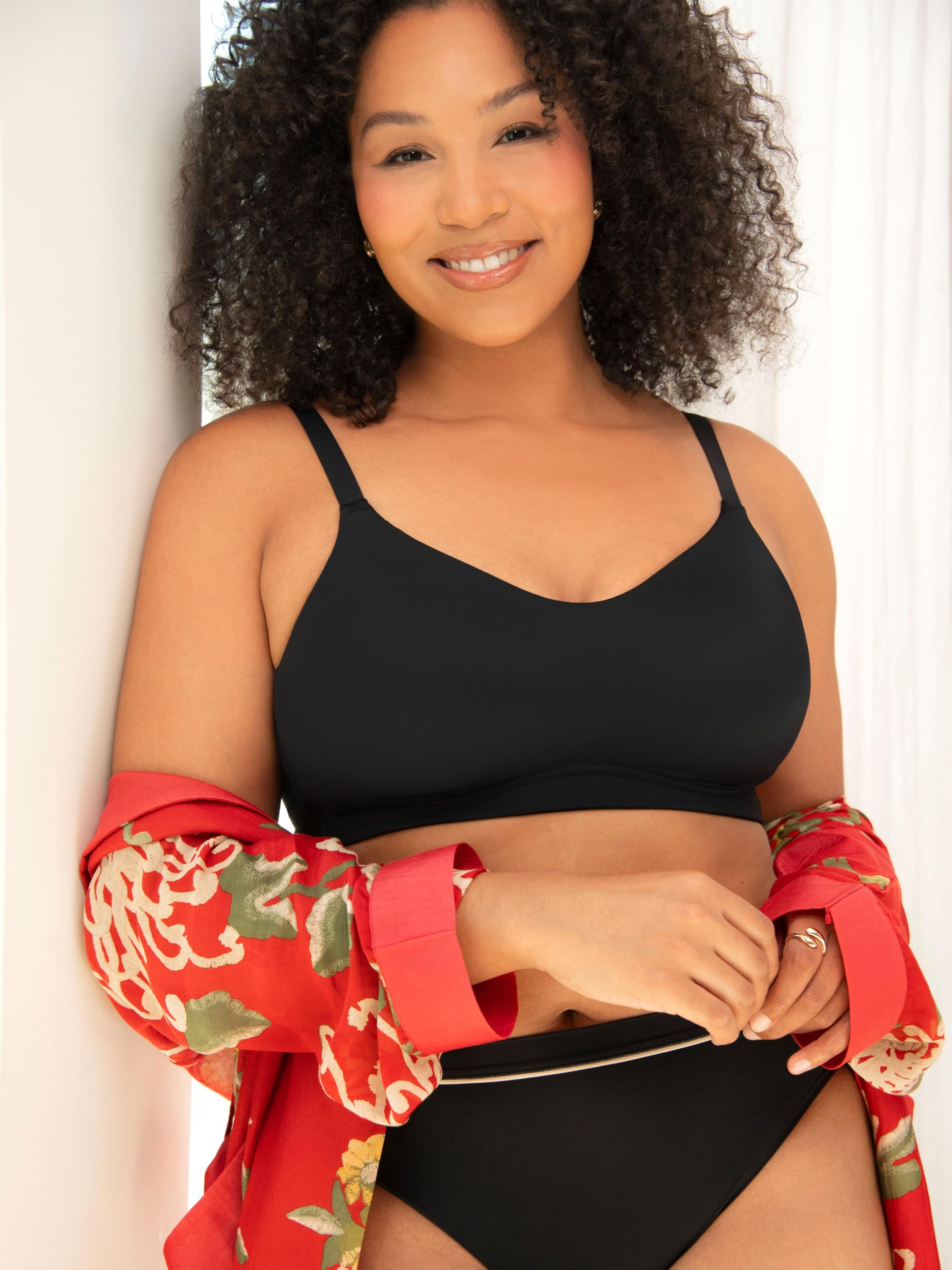 Vanity Fair Biustonosz do t-shirtu Kobiety Beyond Comfort Wireless Bra, Convertible Straps & Flexible Fit, Simple Sizing Available S-3xl