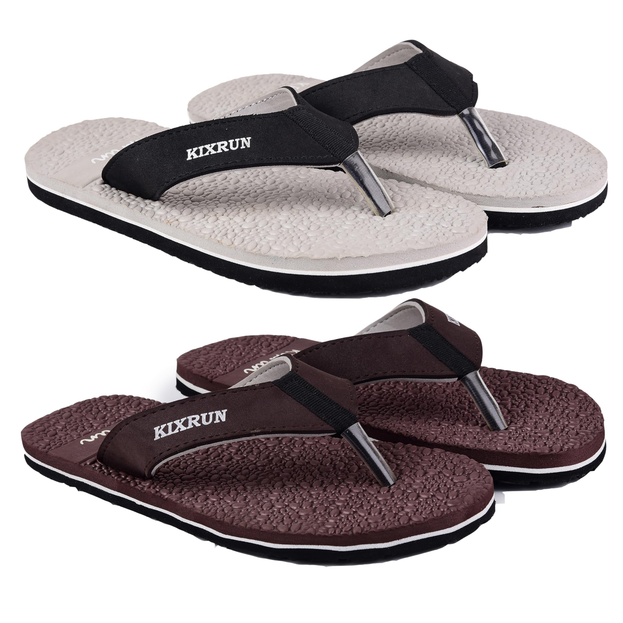 Men's Pack of 2 Casual Daily Used Flip-Flop with Lightweight Design Slipper For Men's & Boy's-image-34