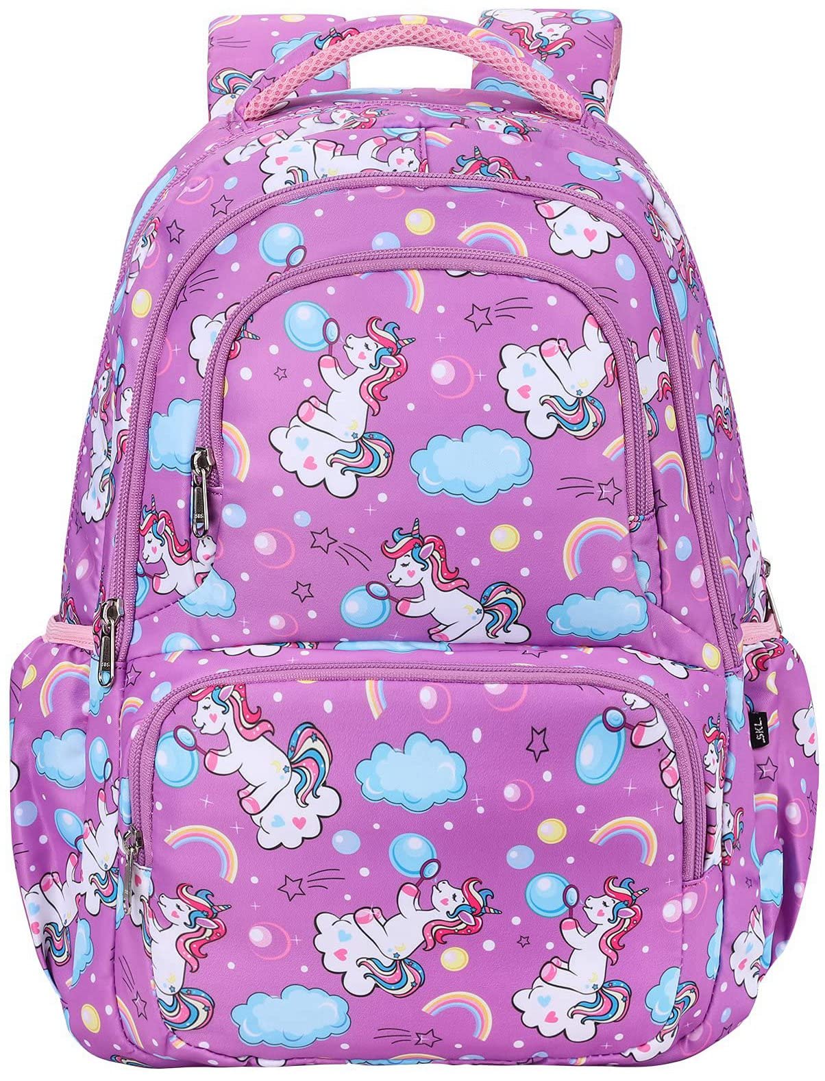SAMITUnicorn Backpack for Girls and Boys with Lunch Box Kids Backpack School Backapack for Kindergarten Elementary, Unicorn Bag Only, Large, Cute