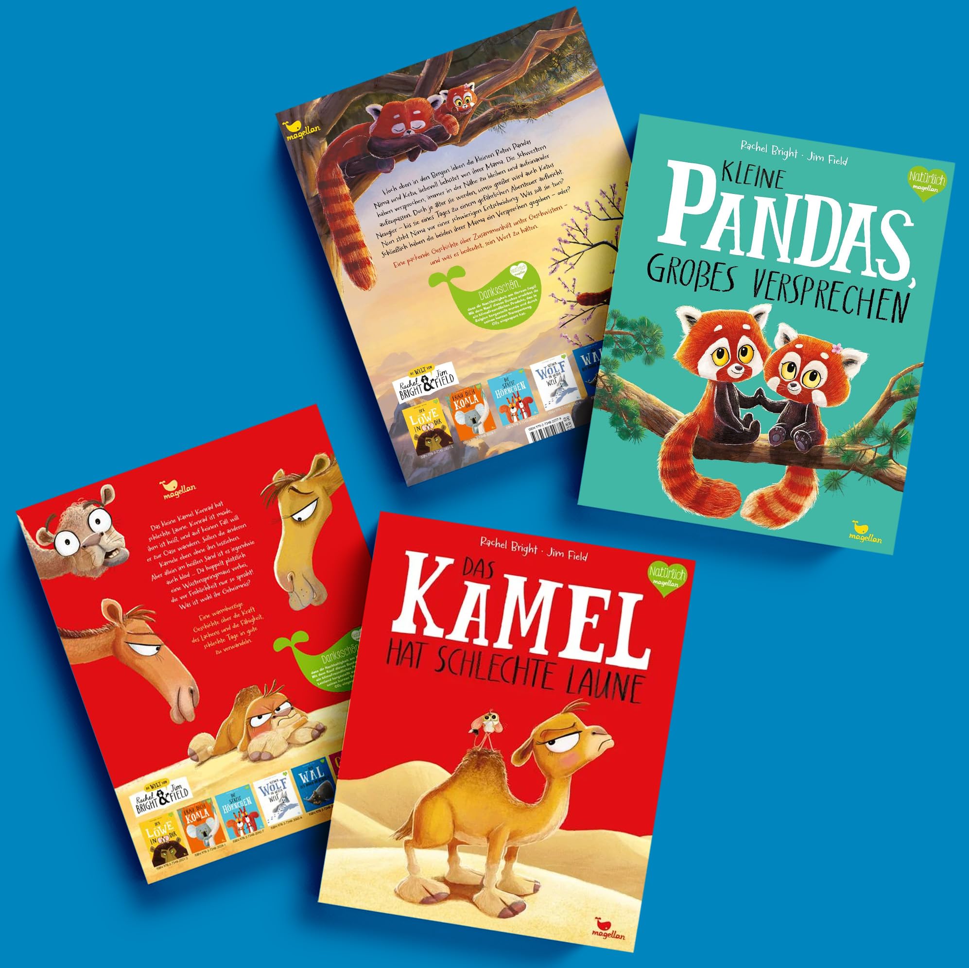 Der Löwe in dir & 7 weitere Bilderbücher von Rachel Bright/Jim Field – Das komplette Set für Kinder ab 3 Jahren über Gefühle Freundschaft & Mut, inkl. Stickerset, Vorlesebücher zum Lernen & Entdecken
