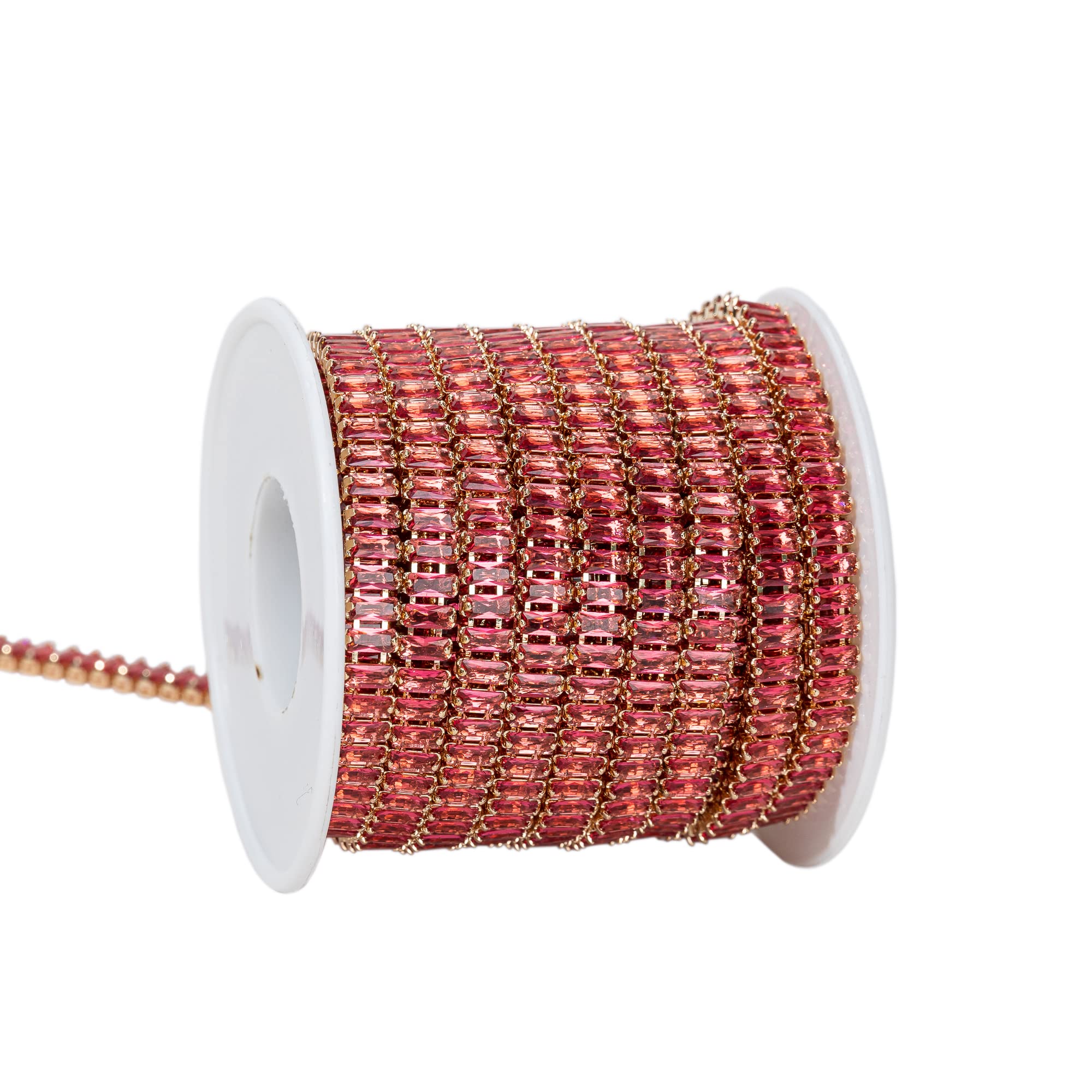 Amazon.com: KAOYOO 1 Yards Rectangle Zircon Rhinestones Close Chain ...