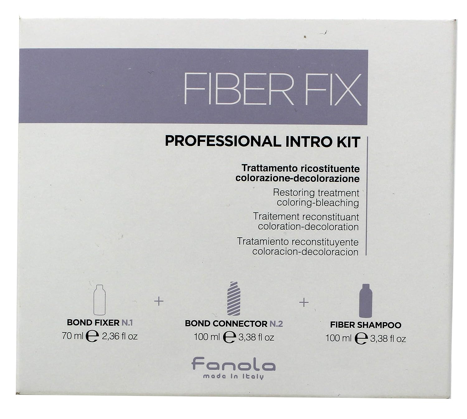 Fanola Fiber Fix Professional Restoring Treatment Intro Kit