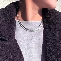 Vista 8 de Collar de espiga para mujer, delicado collar de oro, serpiente chapada en oro de 14 quilates, gargantilla de cadena de oro, collares simples