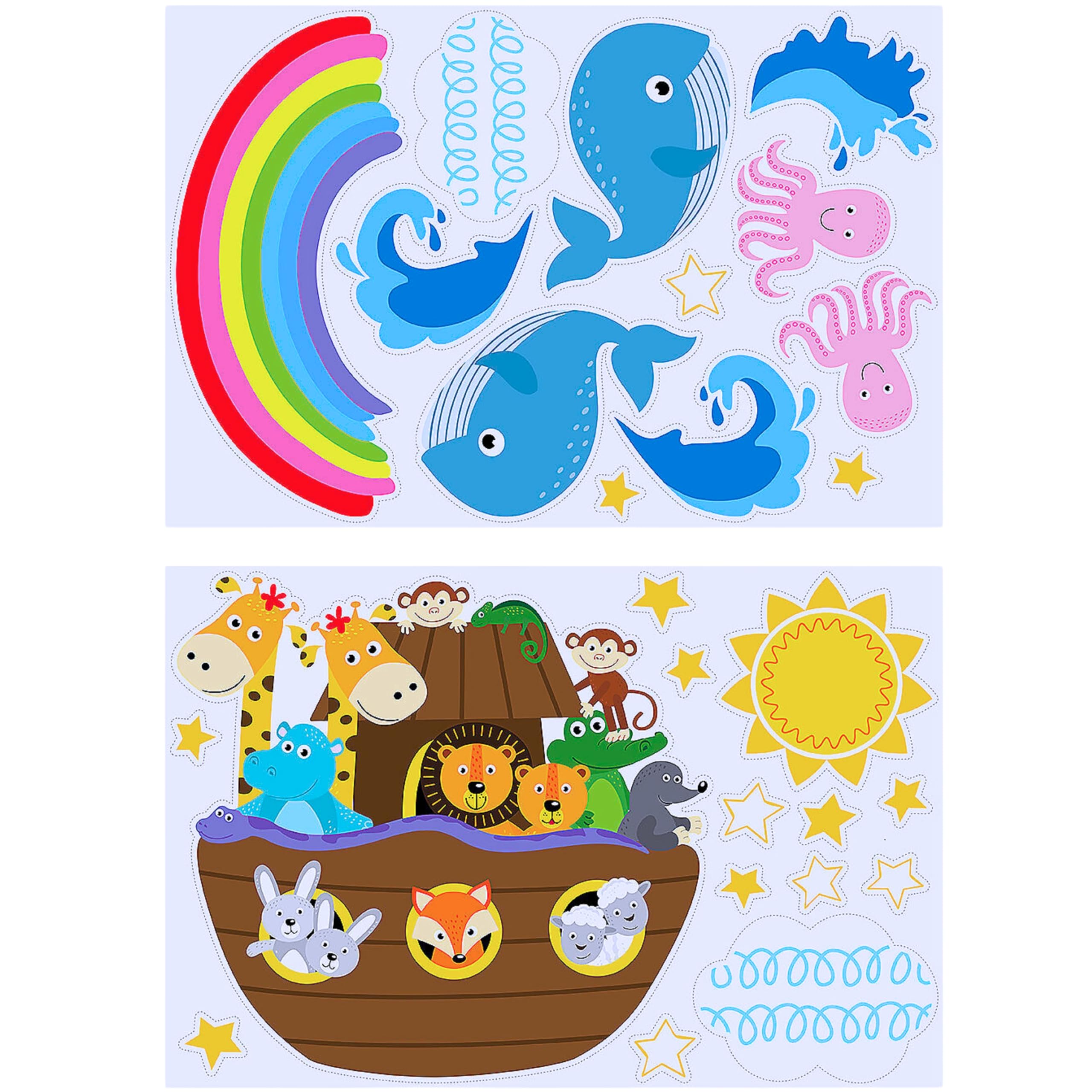 Amazon.com: Noah's Ark Window Clings : Home & Kitchen