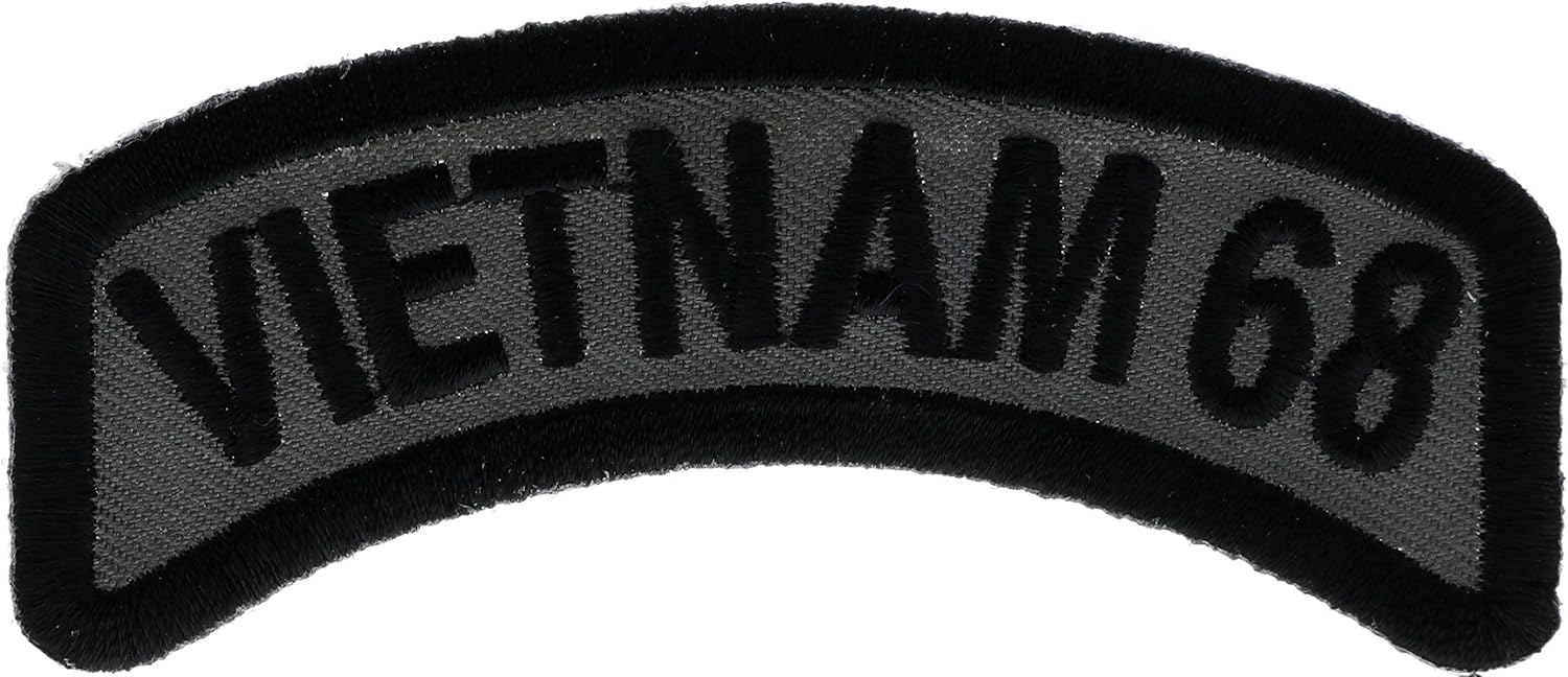 1968 Vietnam Uniform Rocker Patch 3.5 inch IVANP2420y68 F5D20L