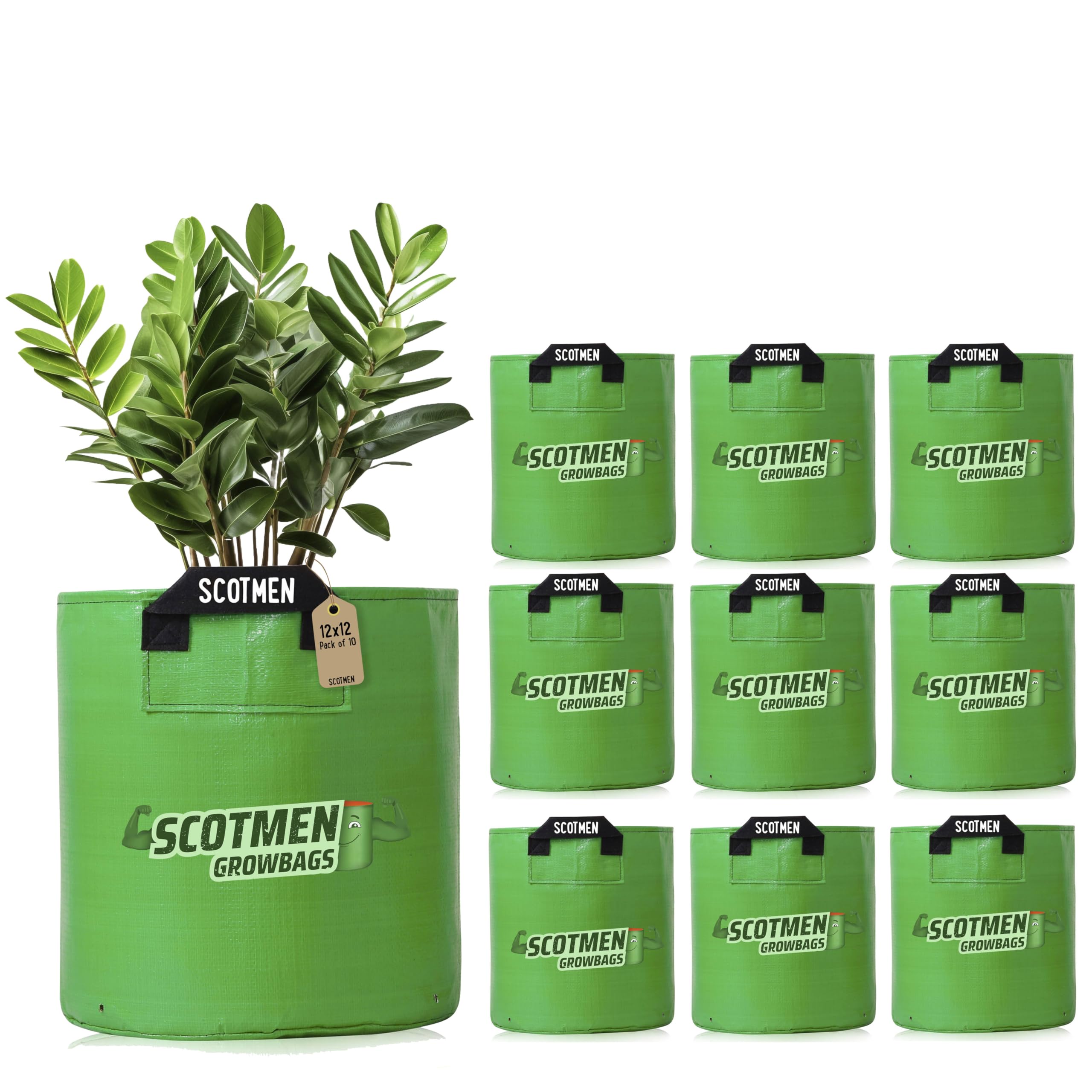 See full amazon price history chart for SCOTMEN HDPE UV Protected Black Handle Green Grow Bags 12x12 Inch – Pack of 10 for Terrace Balcony Home Gardening Plant Bag SCOTMEN HDPE UV Protected Black Handle Green Grow Bags 12x12 Inch – Pack of 10 for Terrace Balcony Home Gardening Plant Bag (B0CTXFNWGQ) Amazon Price History, Amazon Price Tracker