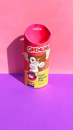 Miniatura 4 de MAD BEAUTY Warner Brothers Gremlins Gorro de ducha, mantiene el cabello perfectamente escondido, comodidad de doble capa interior de tela suave y