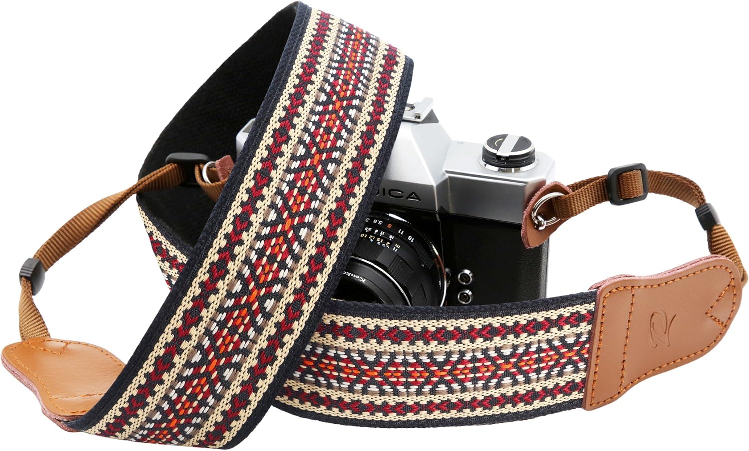 PADWA Speed Red Embroidered Camera Strap Double Layer