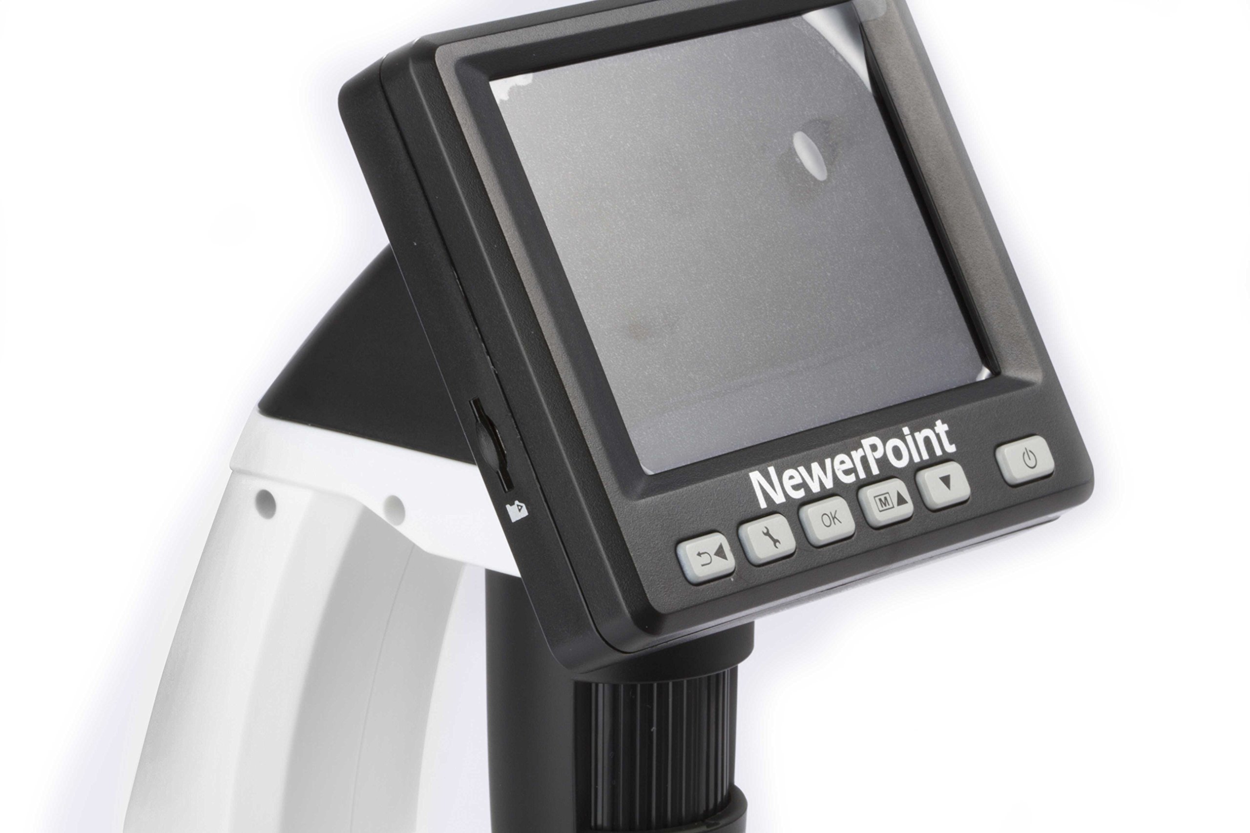 MeterTo Stand Alone LCD USB 3.5inch Digital Microscope UM038 Magnification 20x-200x, 1200x 5 Mega Pixels True Resolution 12M, 9M, 5M, 3M, 1.3M, VGA TV Output