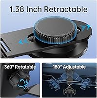 Vista 7 de SYNCWIRE Car Phone Holder for Universal Dashboard [Super Stable] Car Phone Mount Foldable Aluminum Alloy Arm for iPhone 17 16 15 14 13 12 Series &