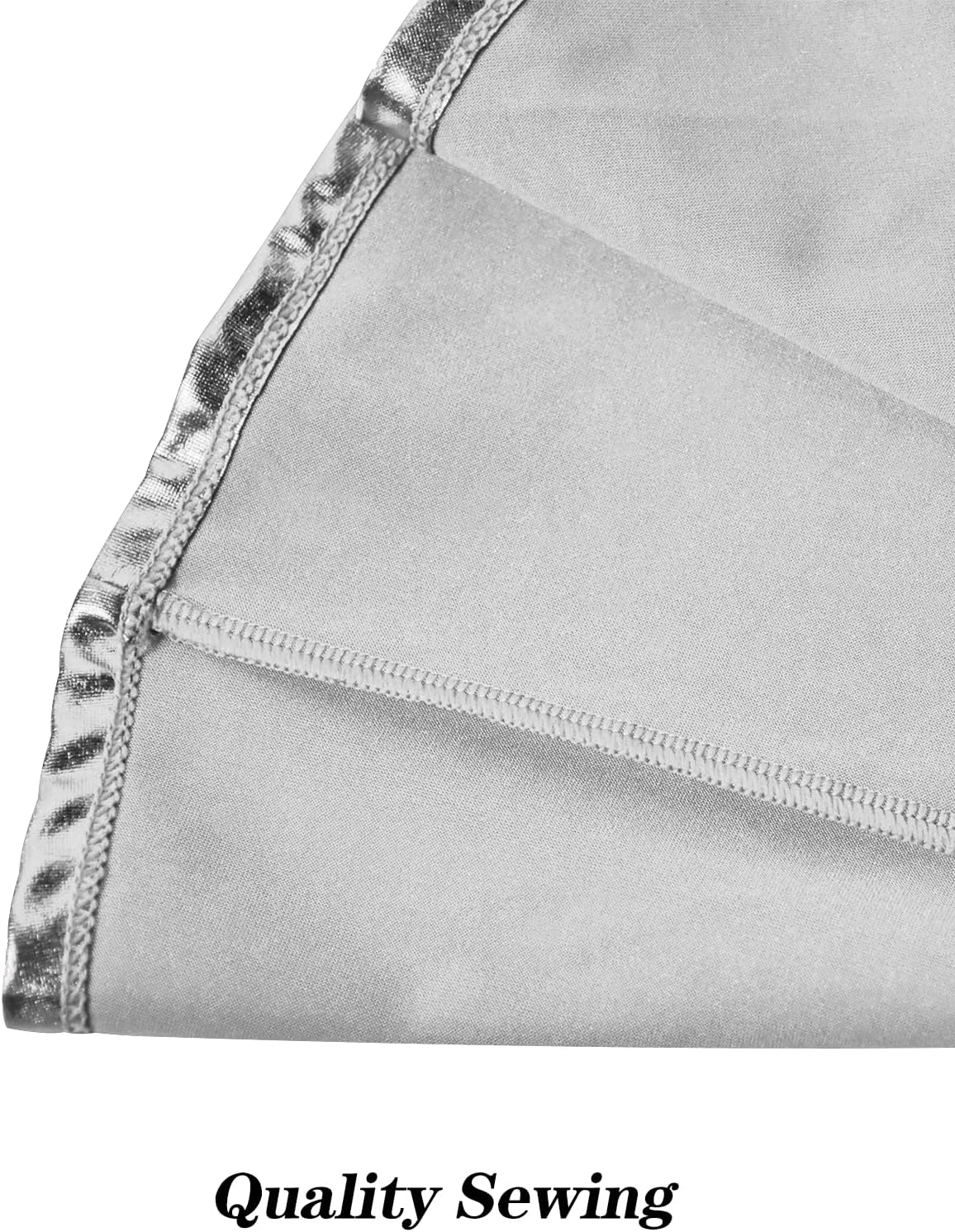 Kepblom Women's Metallic Mini Skirt : Sexy Shiny Pleated Skirts for Festival Costumes, Rave Party - Image 3