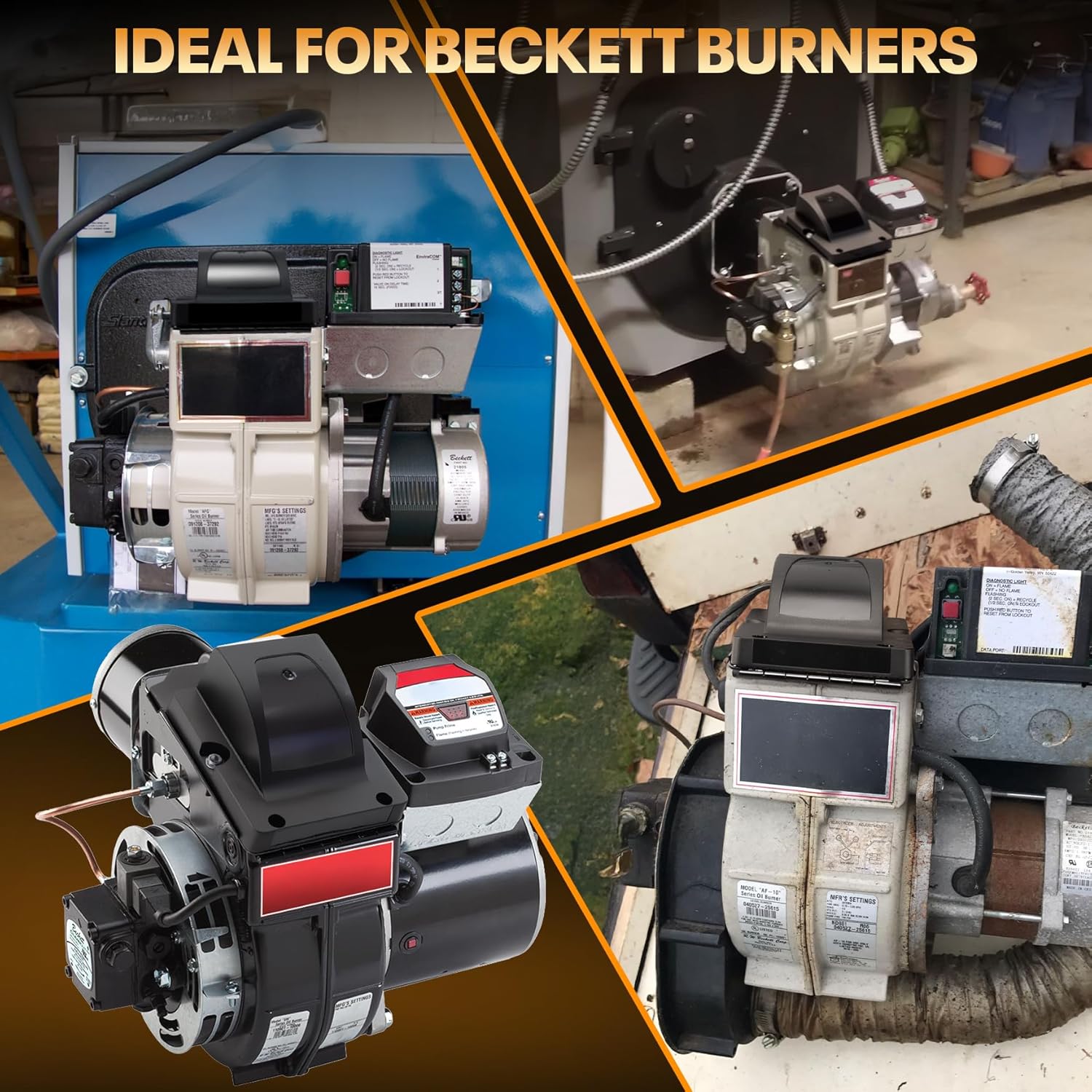 120 VAC 51771U 621943 for Beckett Oil Burner Igniter Fit for Beckett Oil Burners A AF AFG NX, Oil Furnace Igniter Transformer, Replacement for Beckett Oil Burner Parts 3-Year Free Replacement