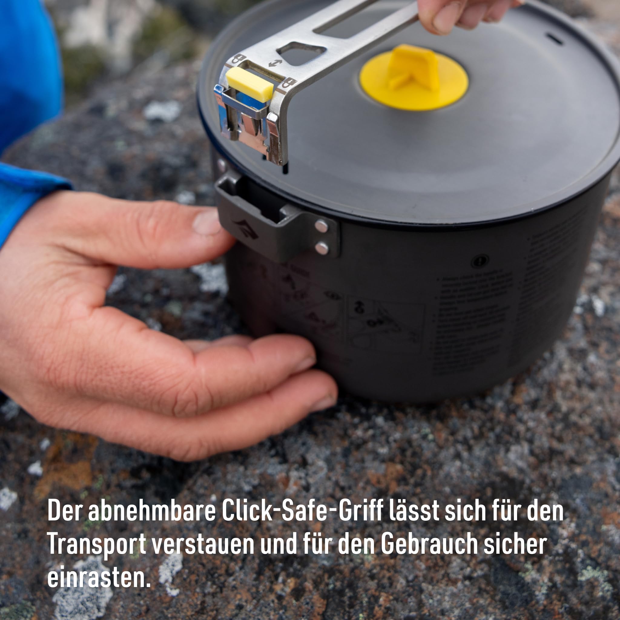 SEA TO SUMMIT - Frontier Pot 3L - Ultraleichter Campingtopf - 3 Personen - Kochtopf mit Antihaftbeschichtung + Siebdeckel - Kompaktes Design - aus harteloxiertem Aluminium - 304 g