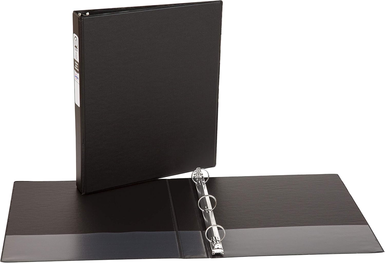 Avery Economy 3 Ring Binder, 1" Round Rings, 1 Black Binder (03301)