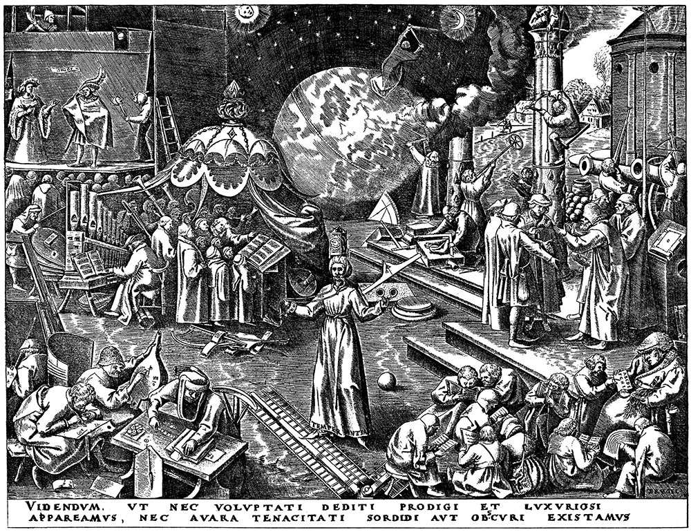 Lámina artística Temperantia de Pieter Bruegel con acabado mate