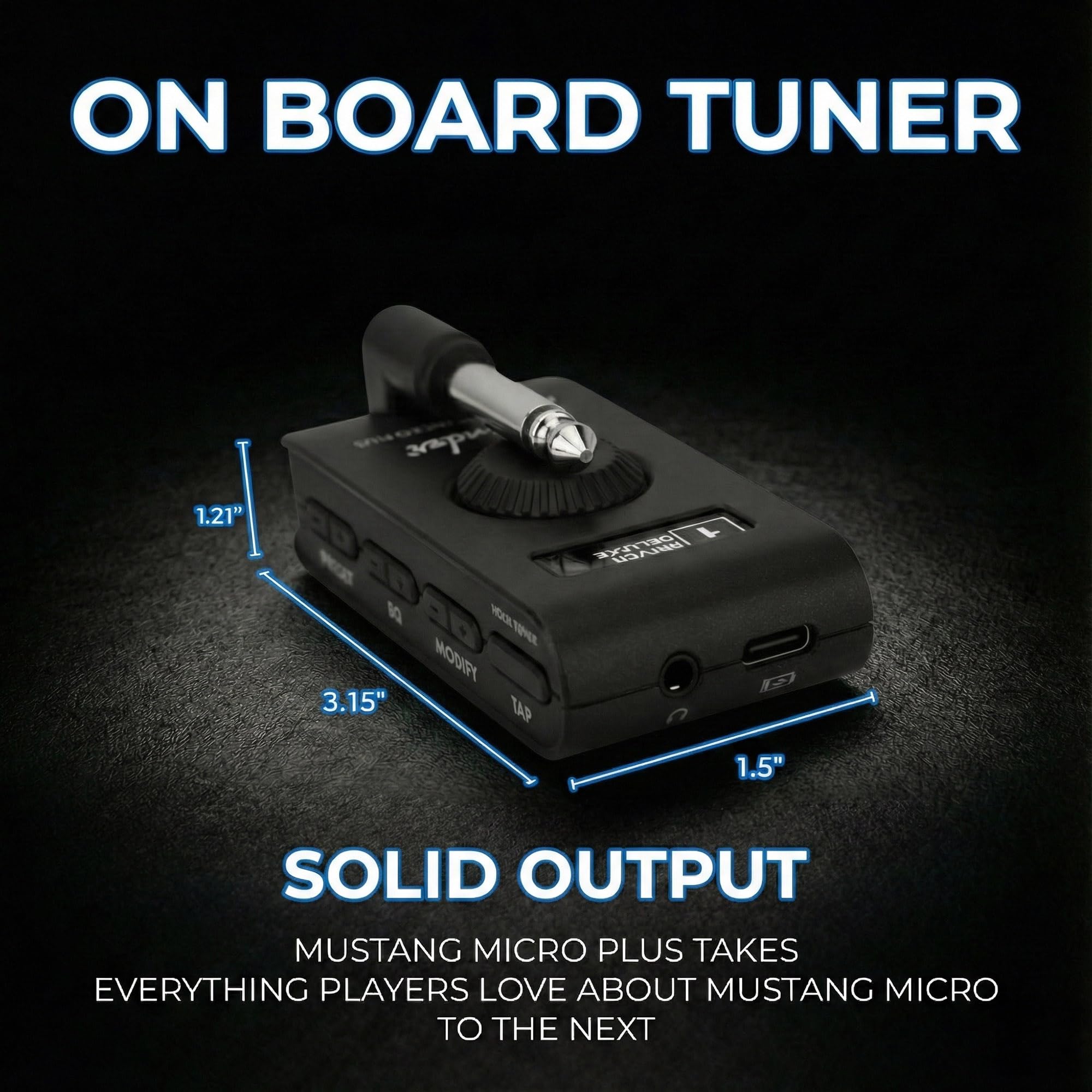 Amazon | Fender Mustang Micro Plus ヘッドホンアンプバンドル Austin