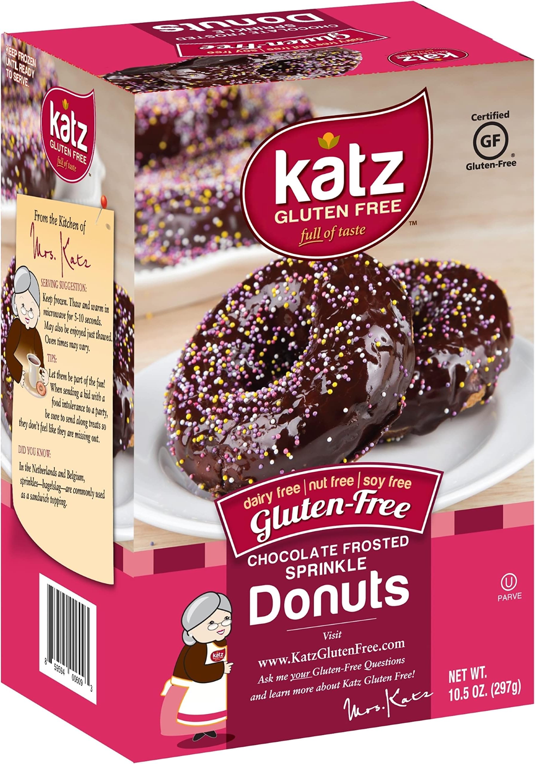 Katz Gluten Free Glazed Donuts Dairy Free, Nut Free, Soy Free, Gluten Free