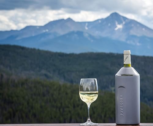 Miniatura 78 de Vinglacé Recipiente aislante para vino de acero inoxidable Negro -,Coral,marino,Rosa,Sea Glass,Blanco,Azul fresco,Cobre,Evergreen,Grafito,Oro